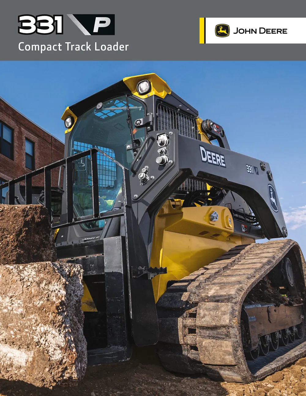 331 P-Tier Compact Track Loader Brochure cover