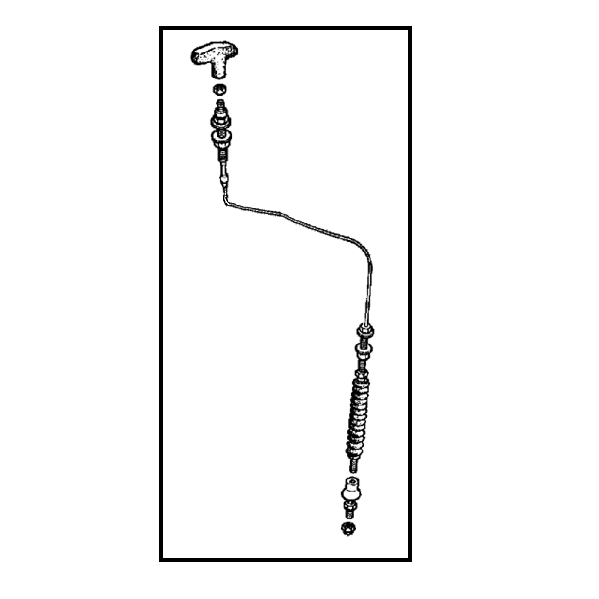 John Deere Wagon Hitch Push Pull Cable - AZ56207