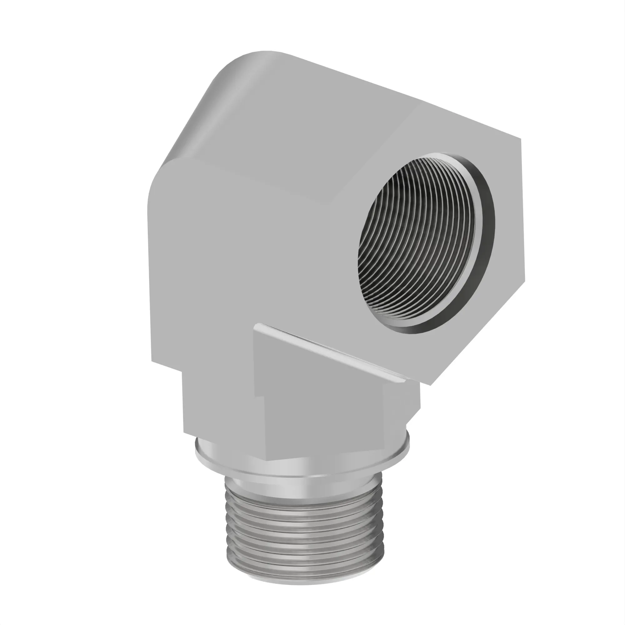 ELBOW FITTING, M18 TO FEMALE -8 ORB