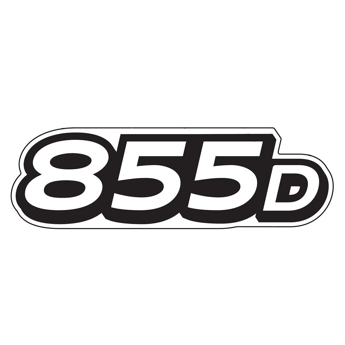 Label, Model Number (855D Camo)