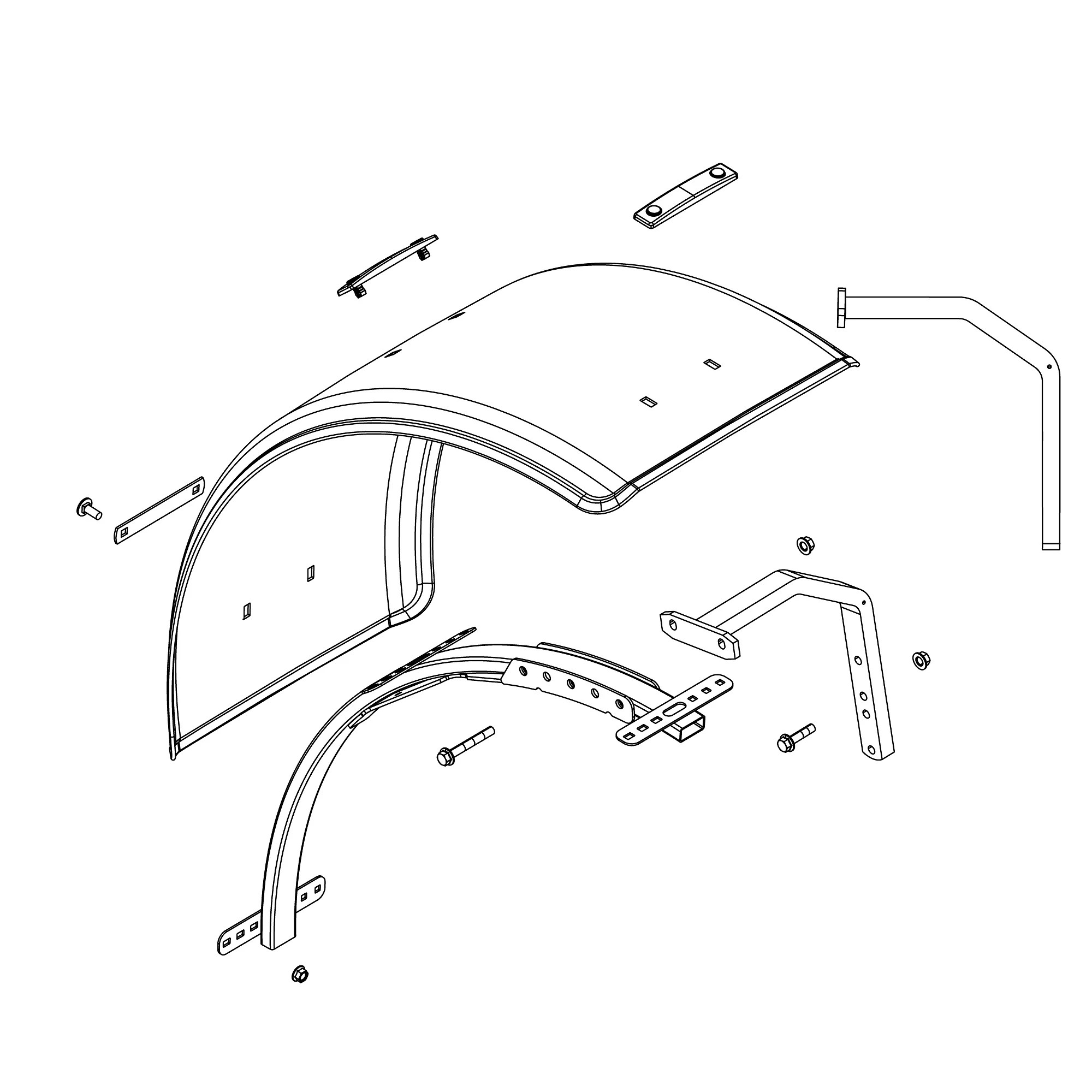 John Deere Front Fender - BL16224