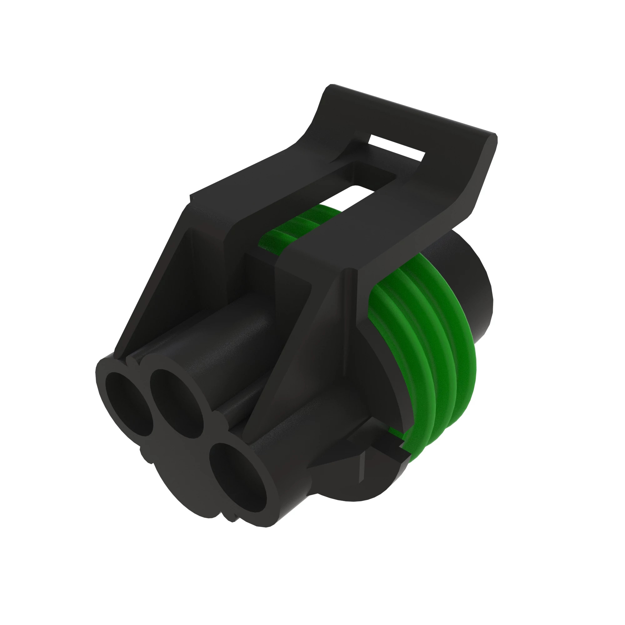 CONN DELPHI MP150 3W FS MEDGRY PLST