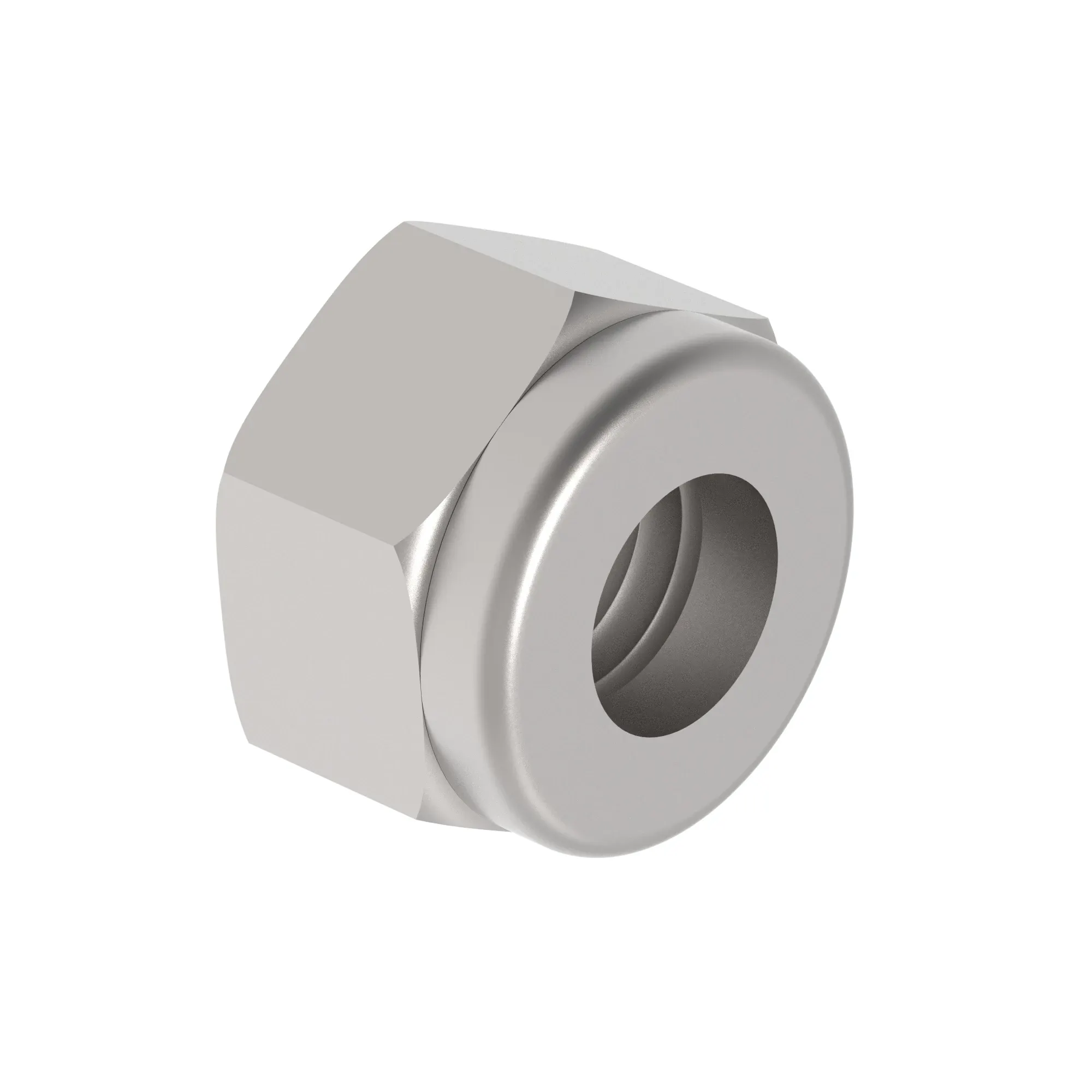 LOCKNUT, HEX NYLON-ZINC 5/16-18