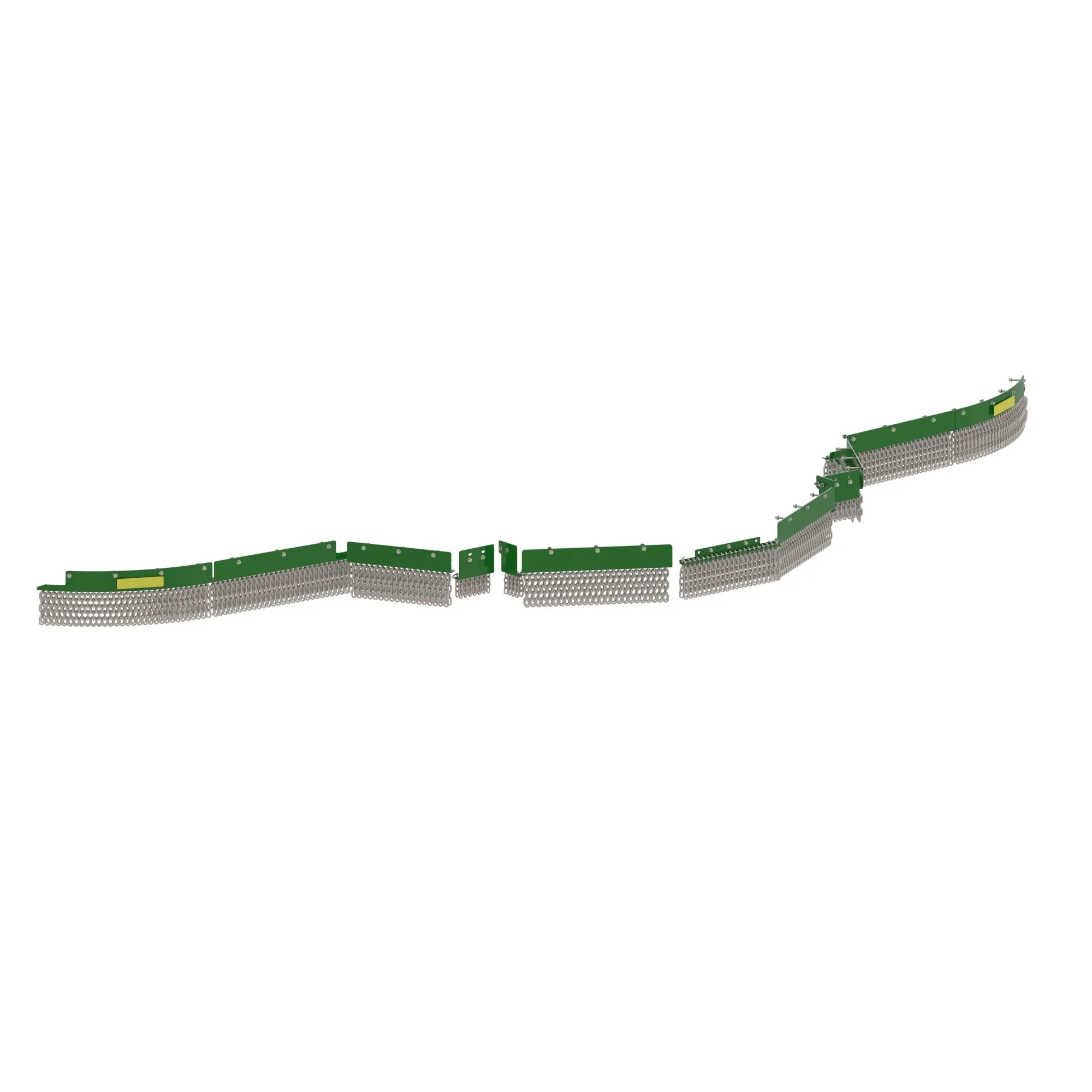 John Deere Double Row Front Shield Attachment, 20 ft - BE32787
