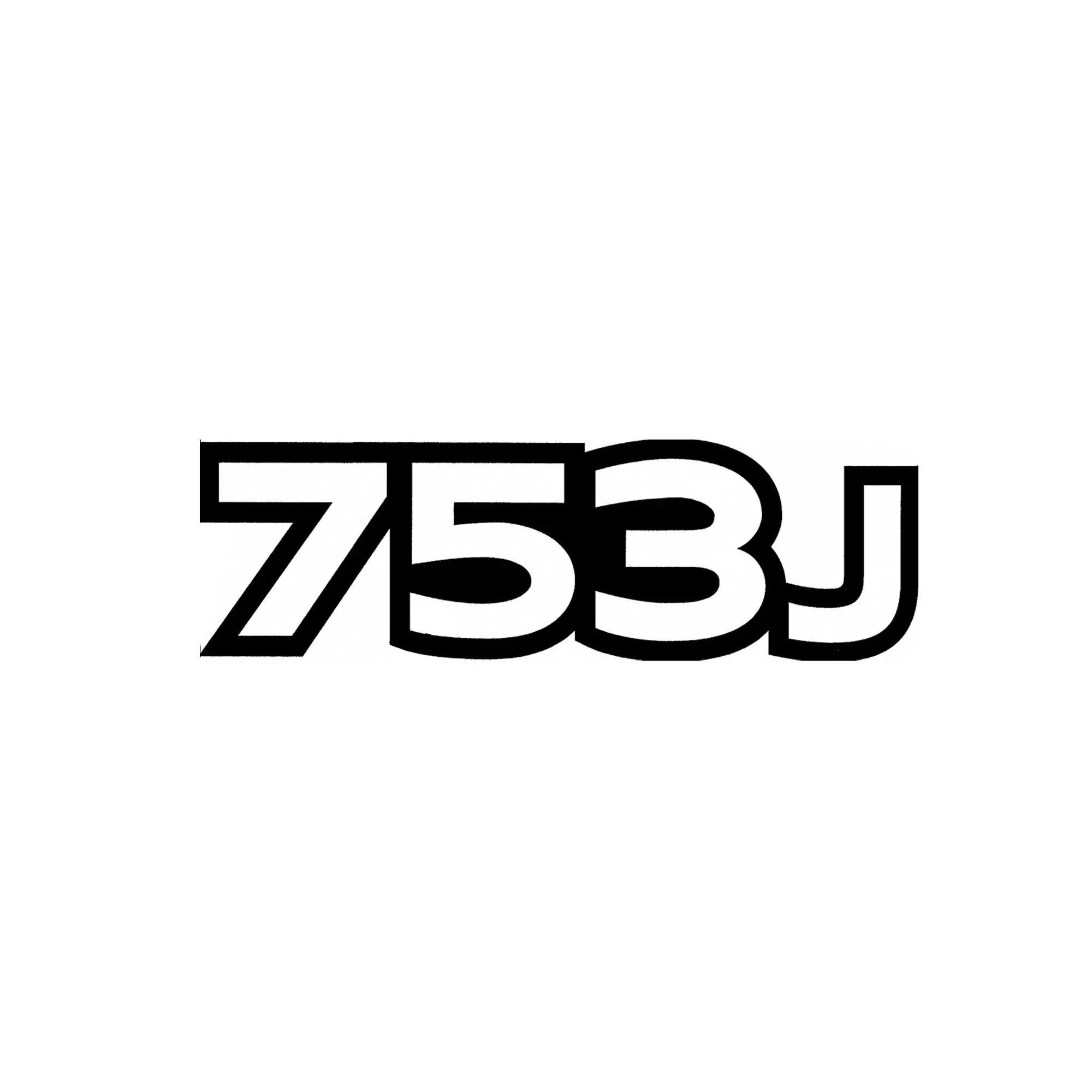 John Deere 753J Label - T229766