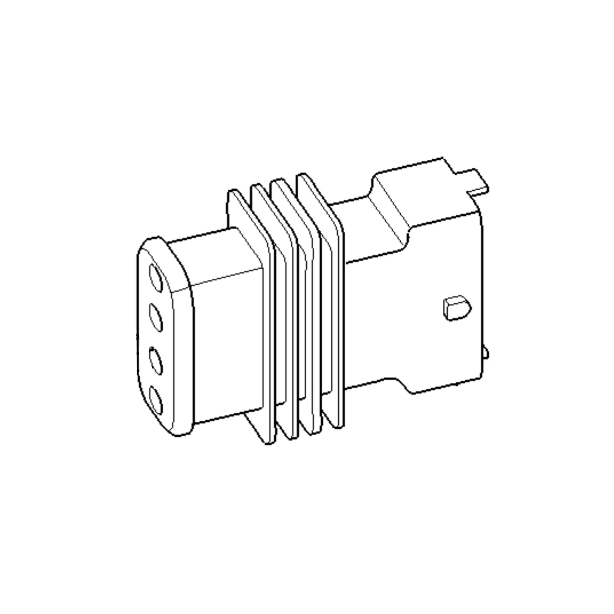 Conn Bosch 4W Fs Blk Plastic