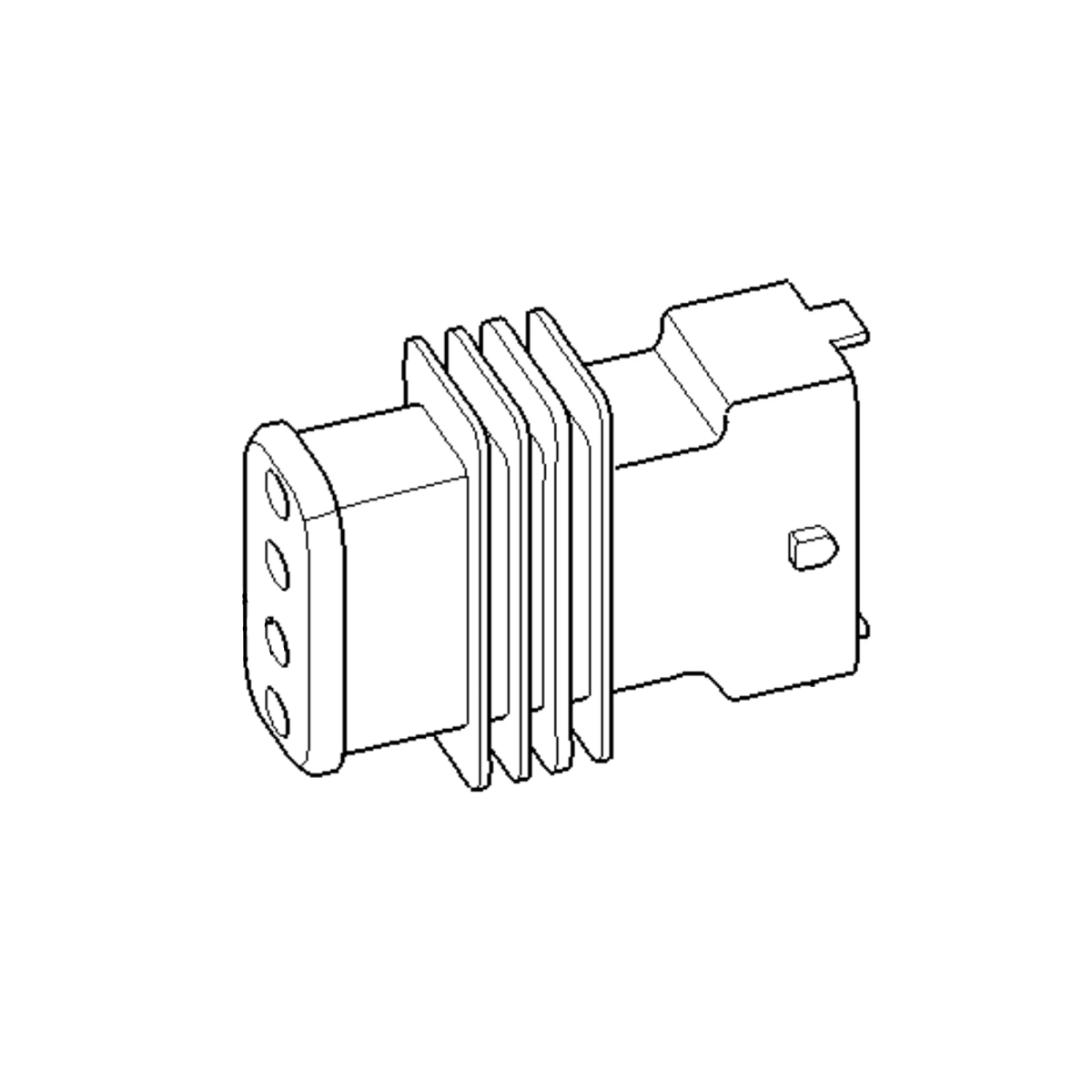 Conn Bosch 4W Fs Blk Plastic