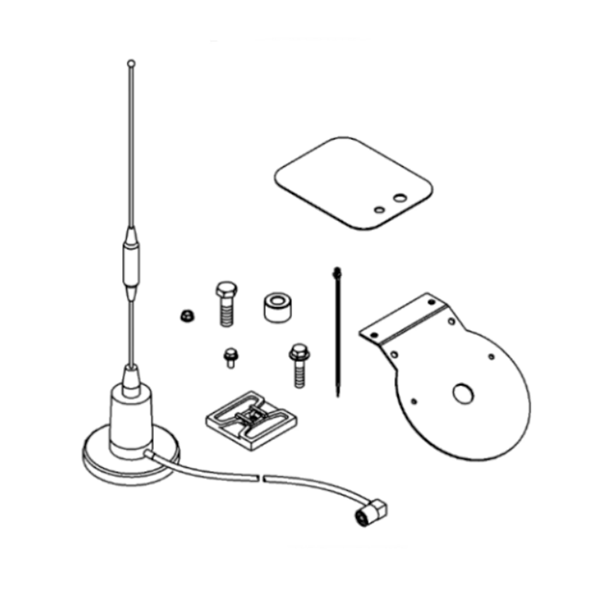 John Deere Magnetic Rover RTK Radio Antenna Kit - PF91102