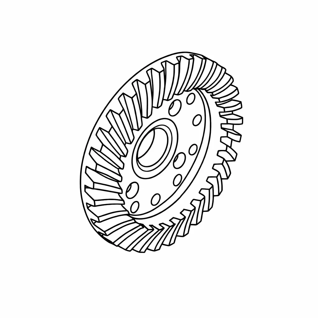 John Deere Spiral Bevel Gear Drive - AT313906