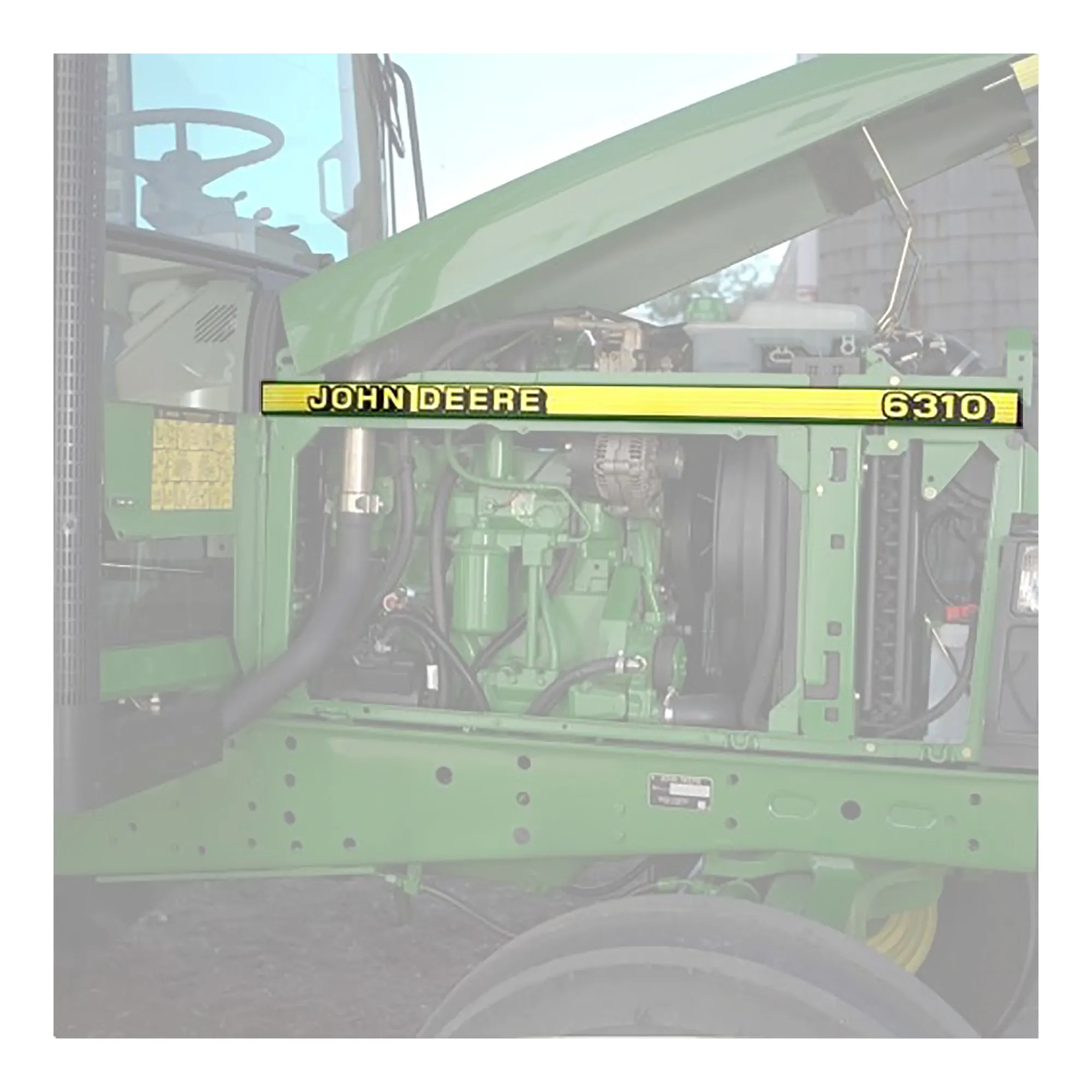 L113597: John Deere 6310 Model Designator Label, Left Side | Shop.Deere.com