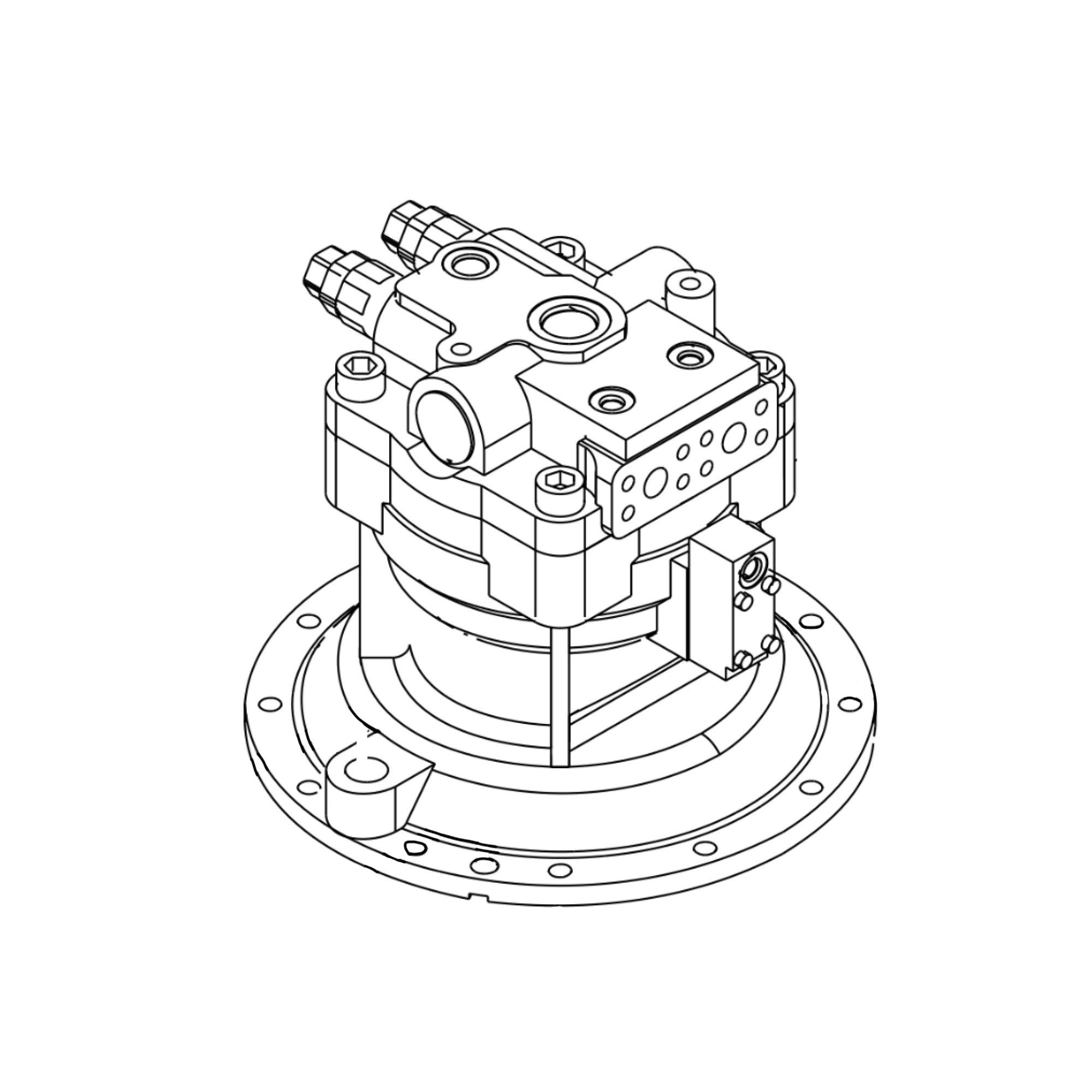 John Deere Swing Rotation Motor - FYA00019027