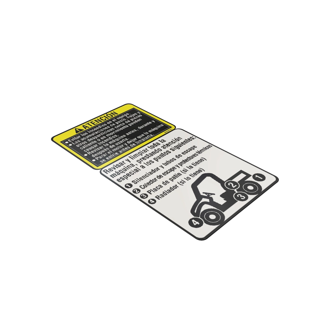 Label, Spanish (Caution)