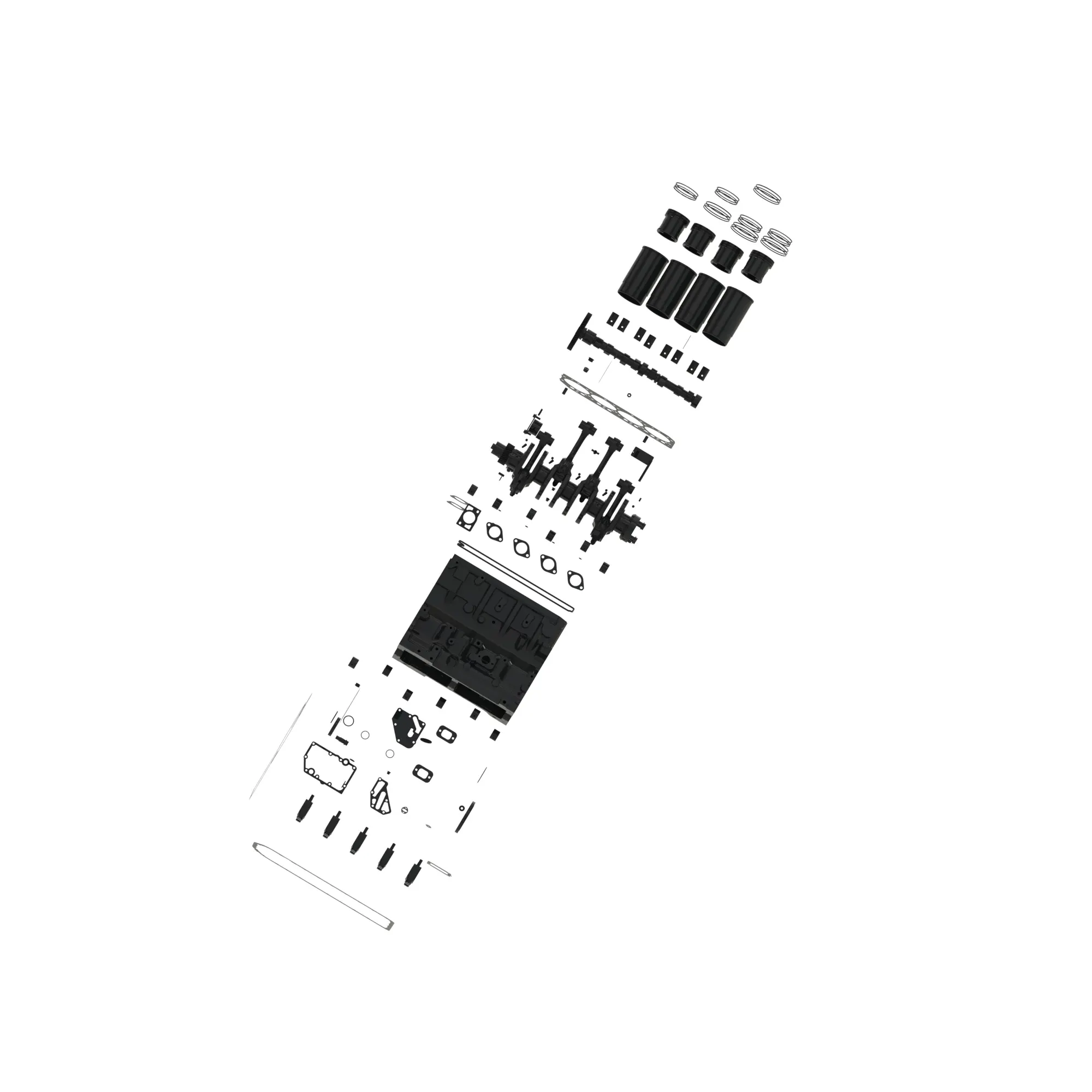 John Deere Short Block Assembly - DZ10382