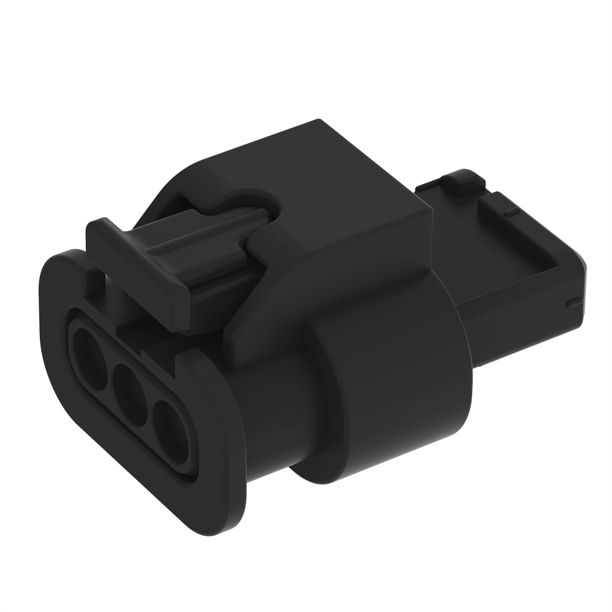 CONN TYCO MCON 3W FS BLK PLSTC