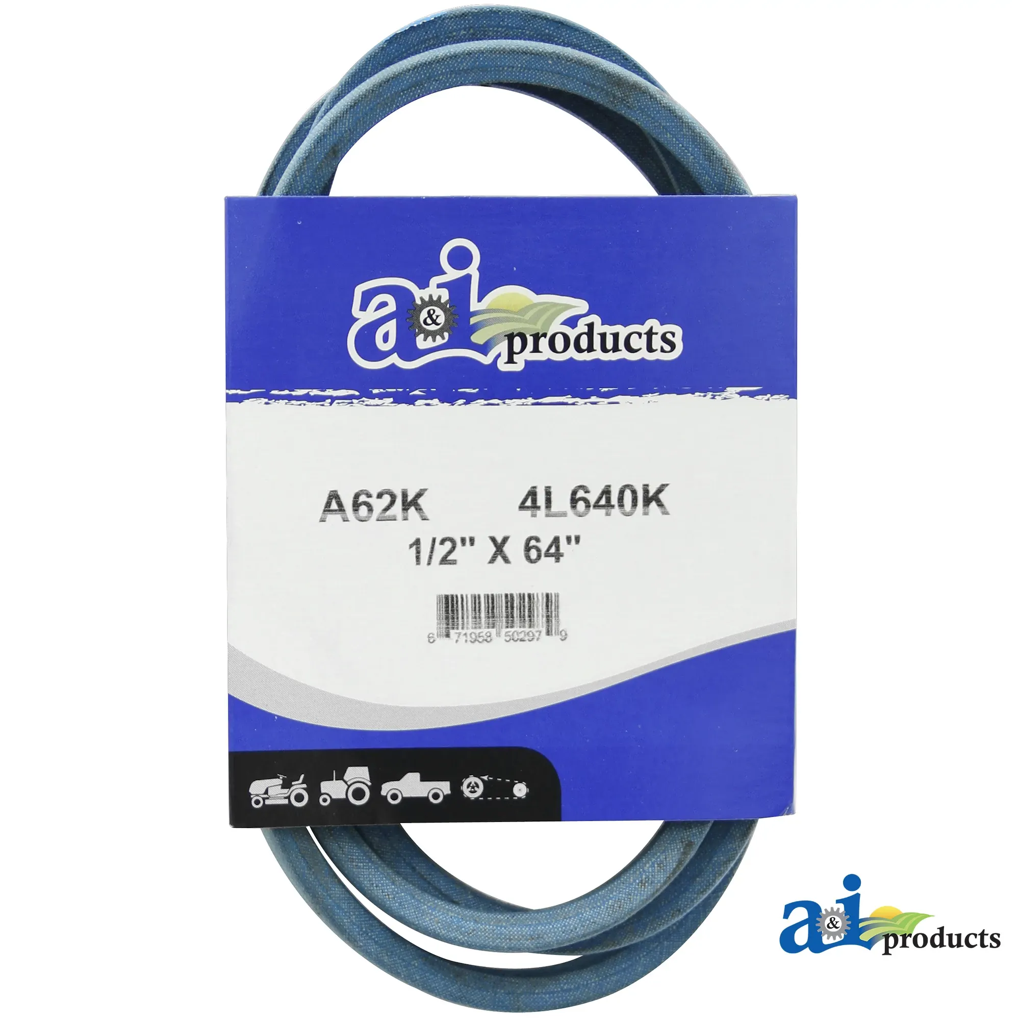 A&I Products Power Train Flat Belt, Effective Length 1640 mm (64.6 inch) - A-A62K