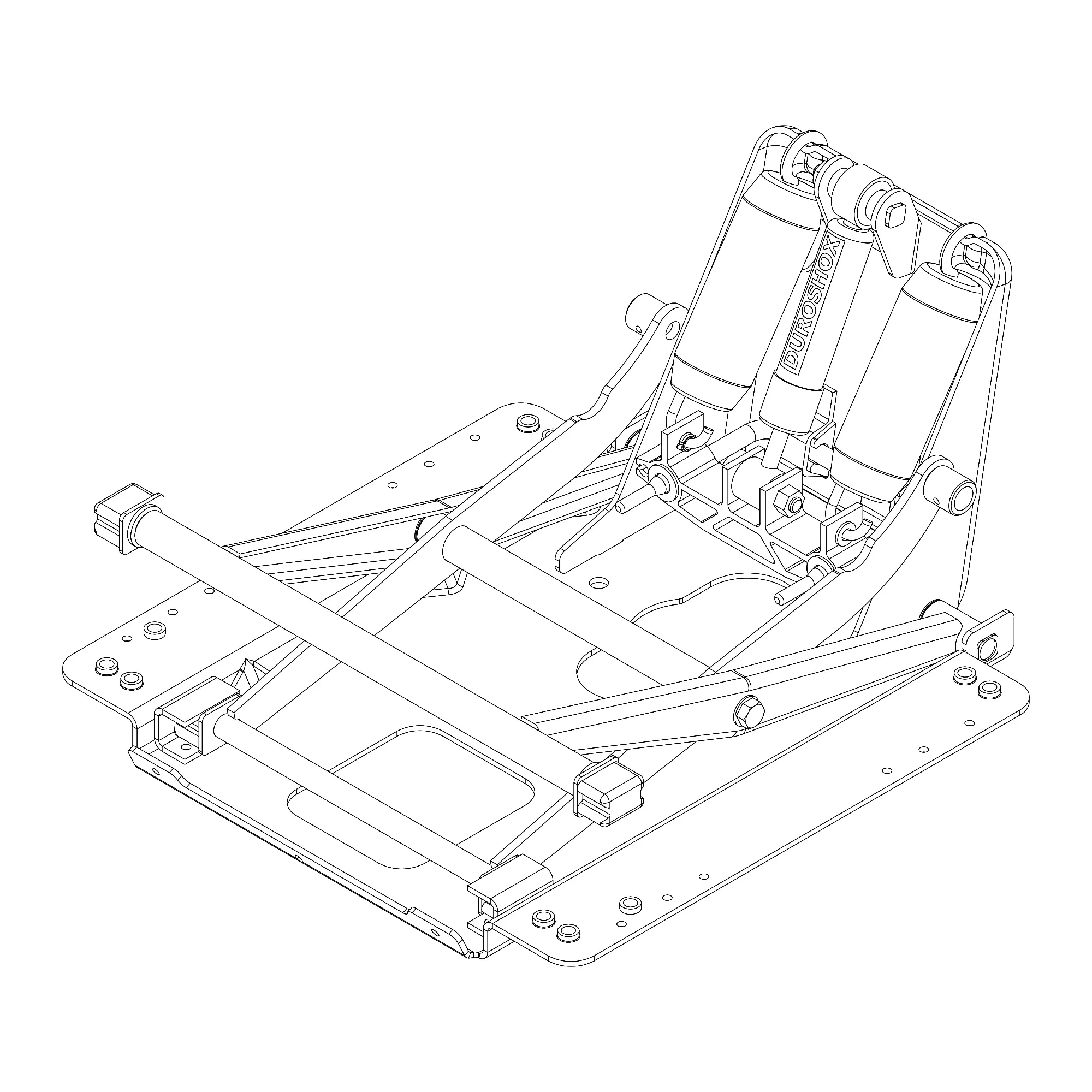 John Deere Deluxe Seat Base - AM137681