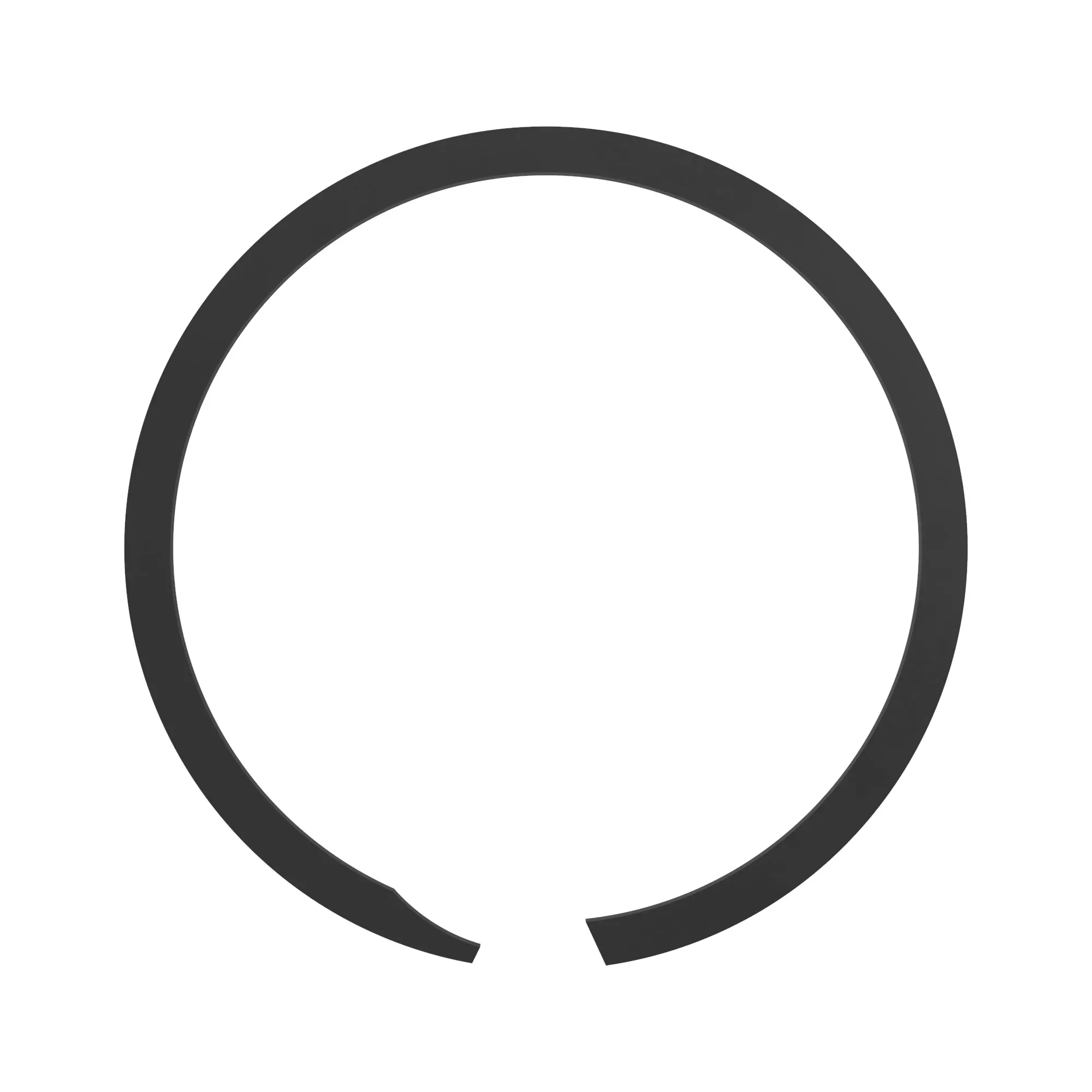 SNAP RING, HEAVY DUTY TOW CABLE