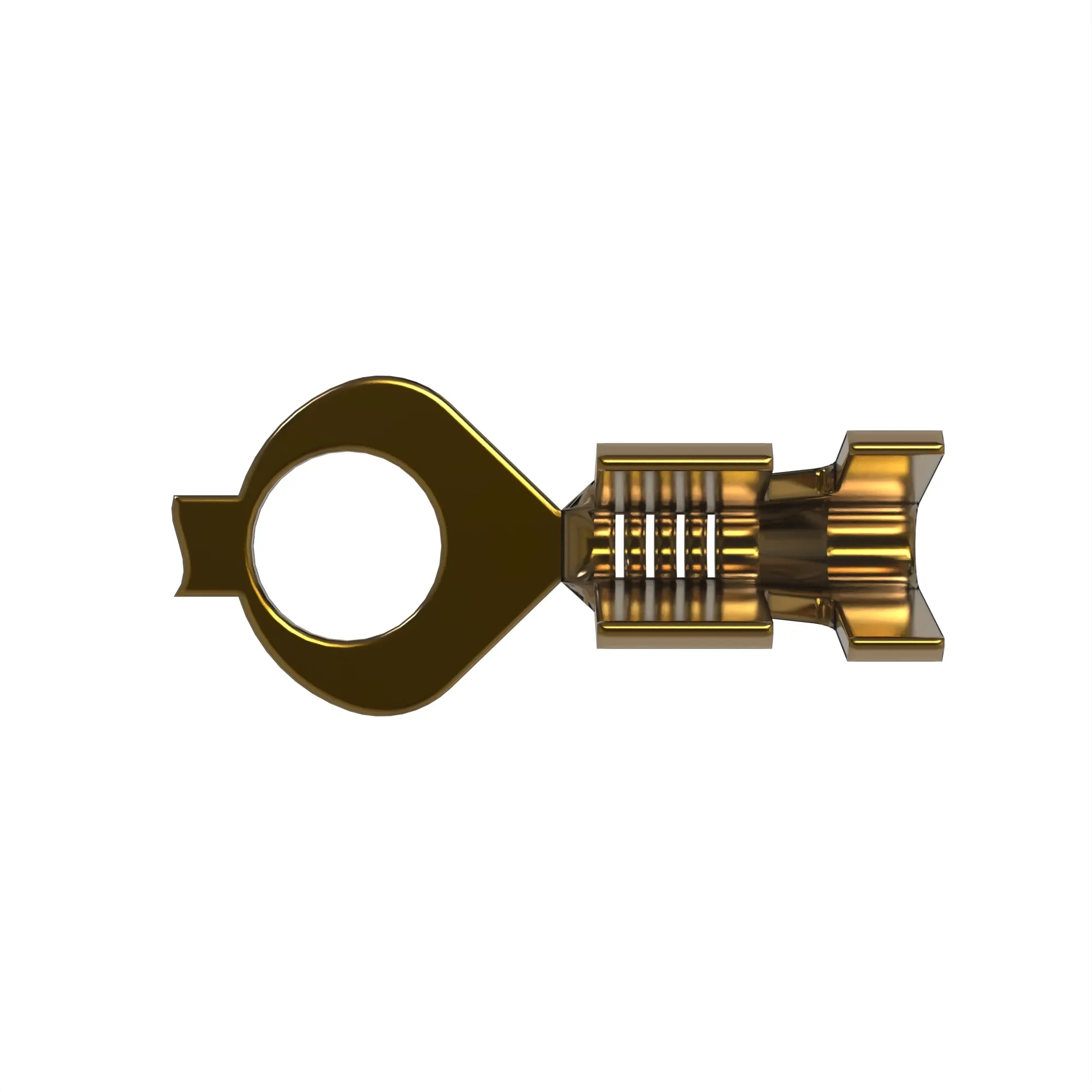 TERM TYCO RING M5 11-10GA BRASS