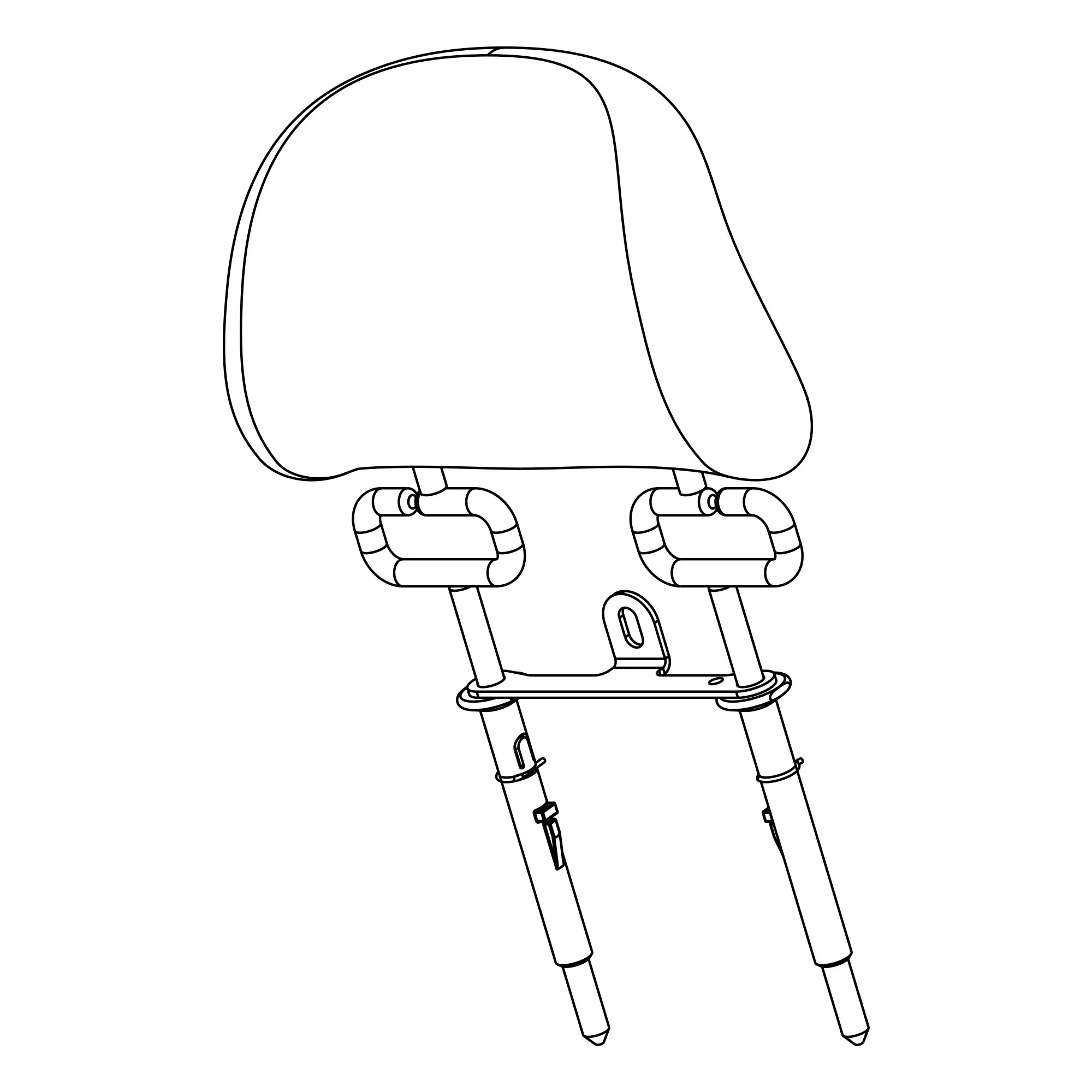 John Deere Seat Headrest Leather Kit - AT453760