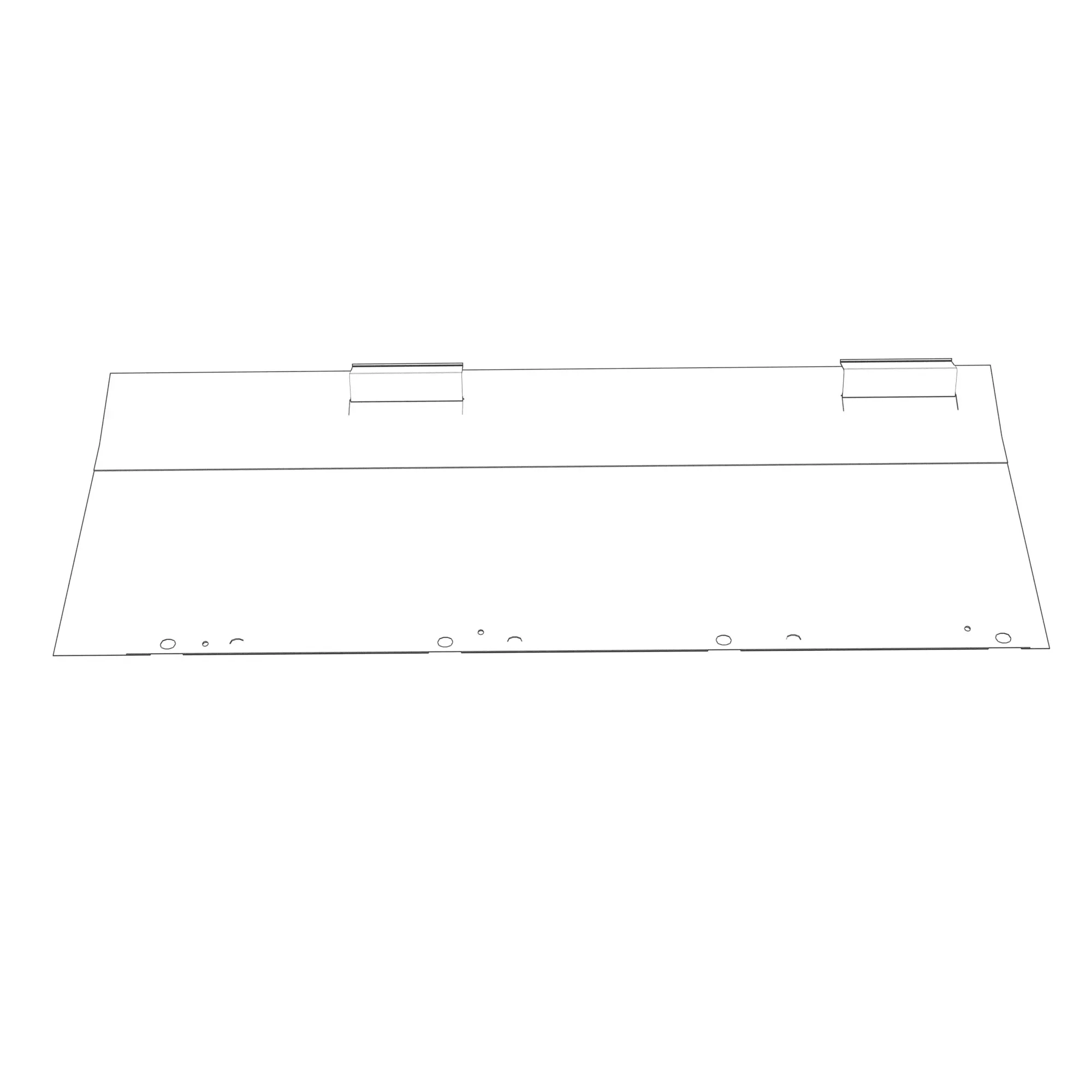 John Deere Center Flexible Feed Plate Sheet Assembly - AH216991