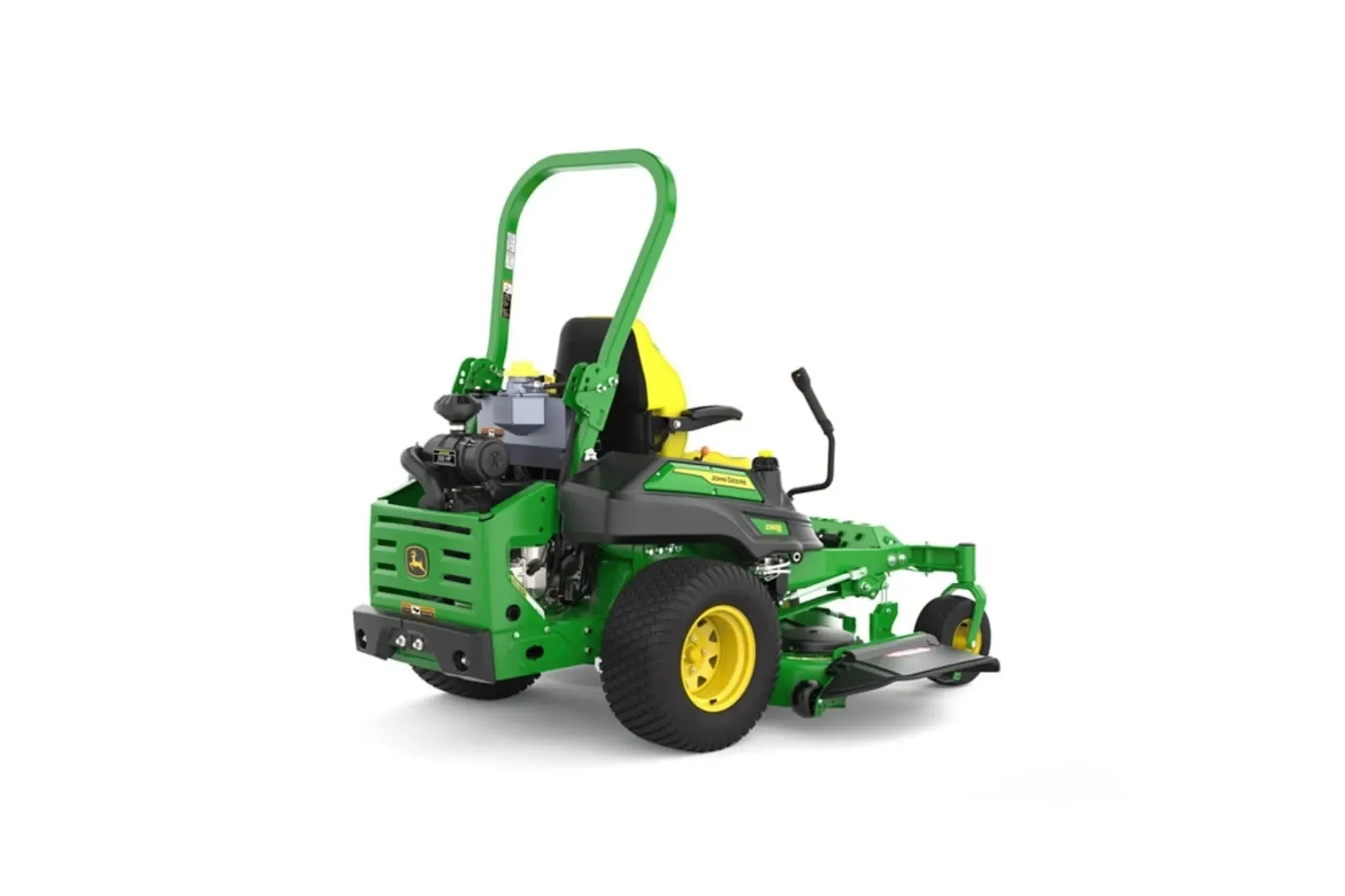 Studio image with a rear right view of a Z965R Zero-Turn Mower