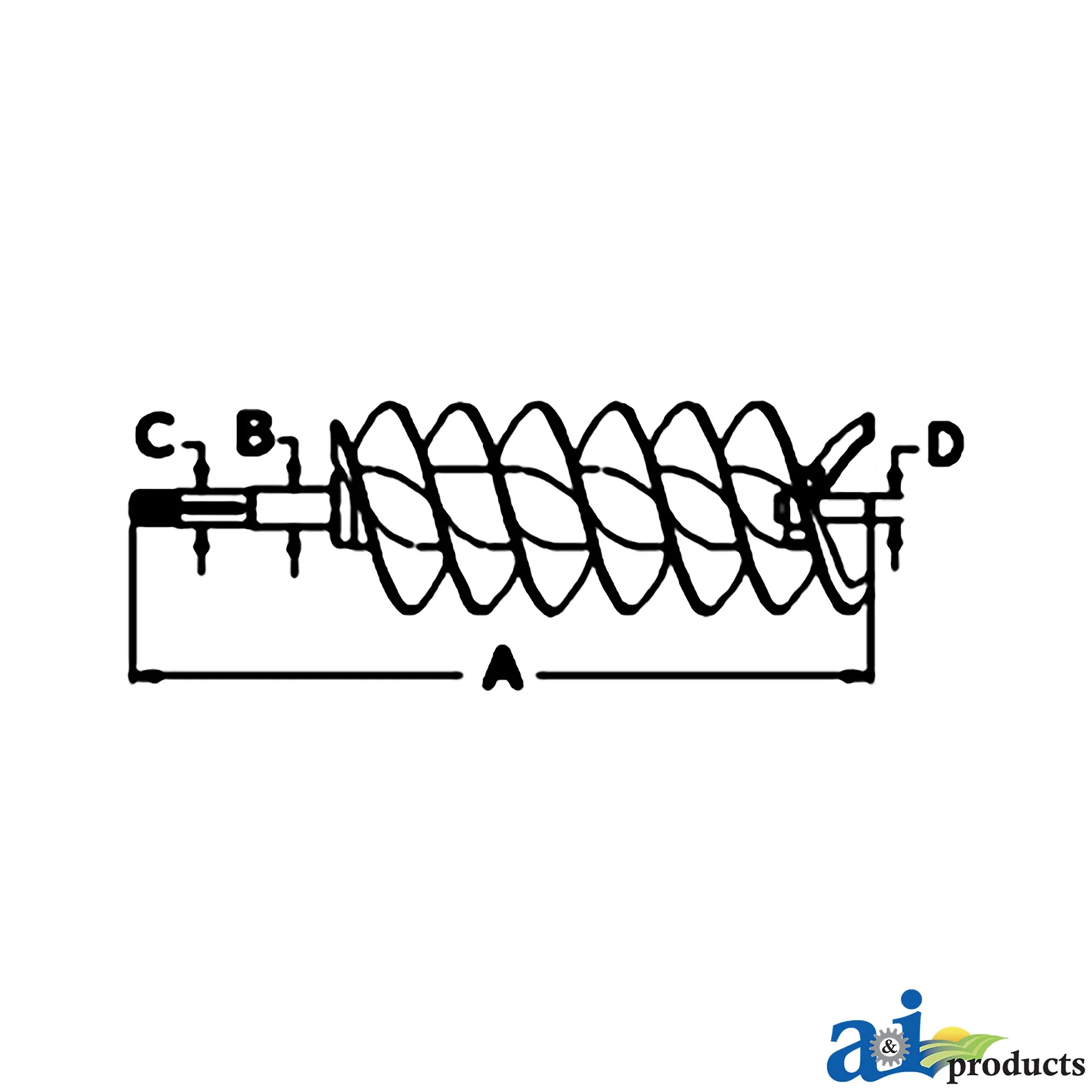 A&I Products Lower Folding Clean Auger - A-AH146215