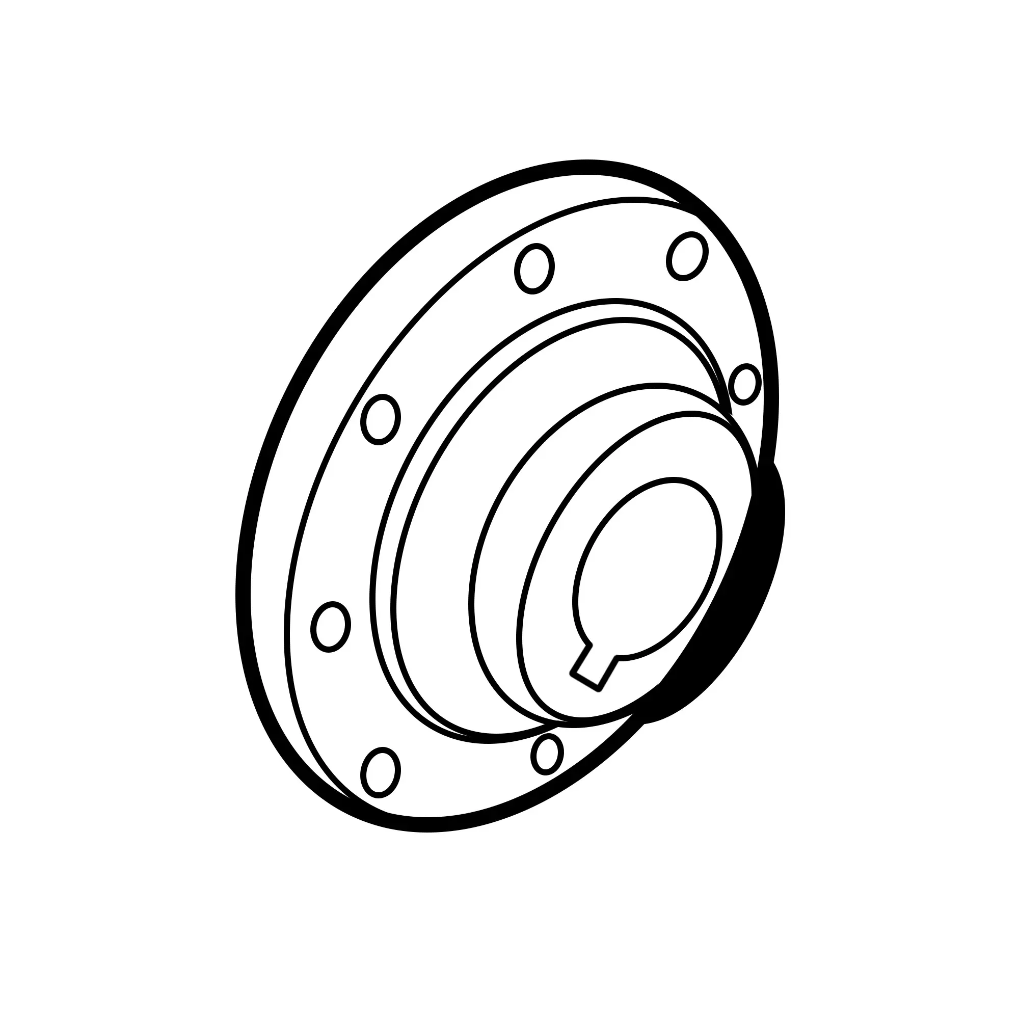 John Deere Engine Feed Roll Hub - F055960