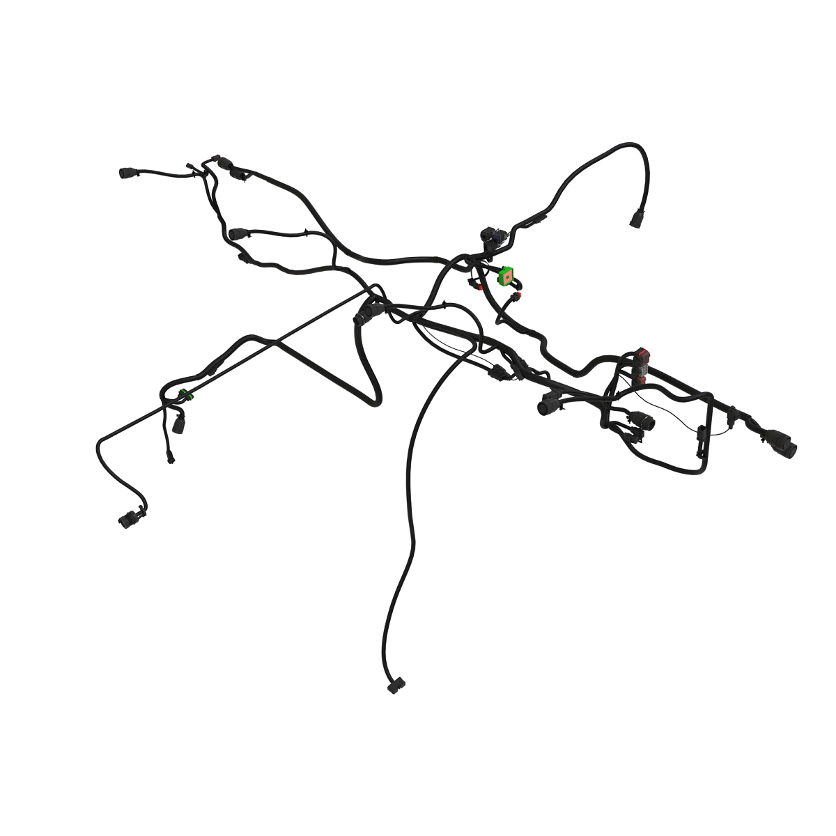 WIRING HARNESS, CENTER BACKBONE 177