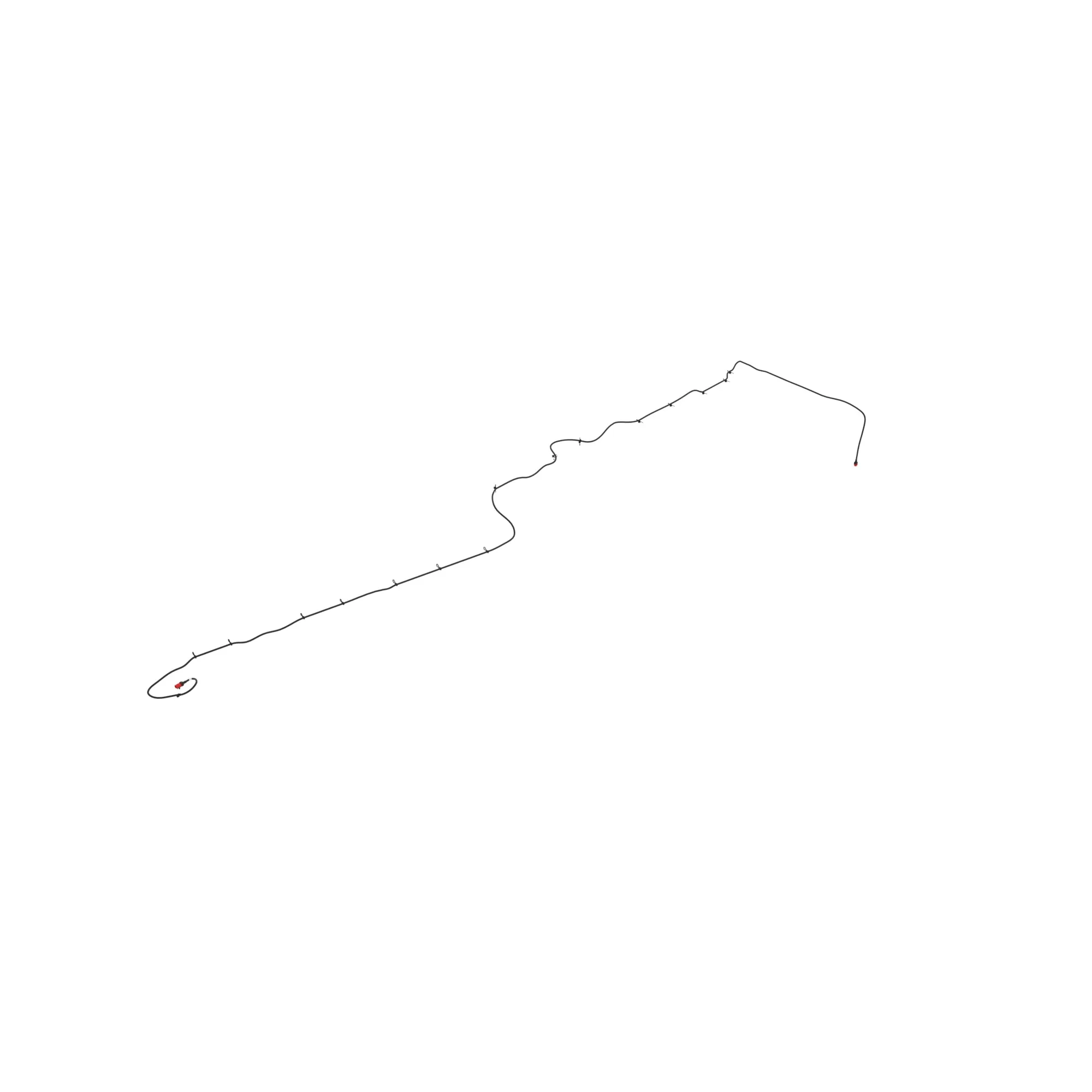 John Deere Rear Camera Cable Wiring Harness - AXE62306