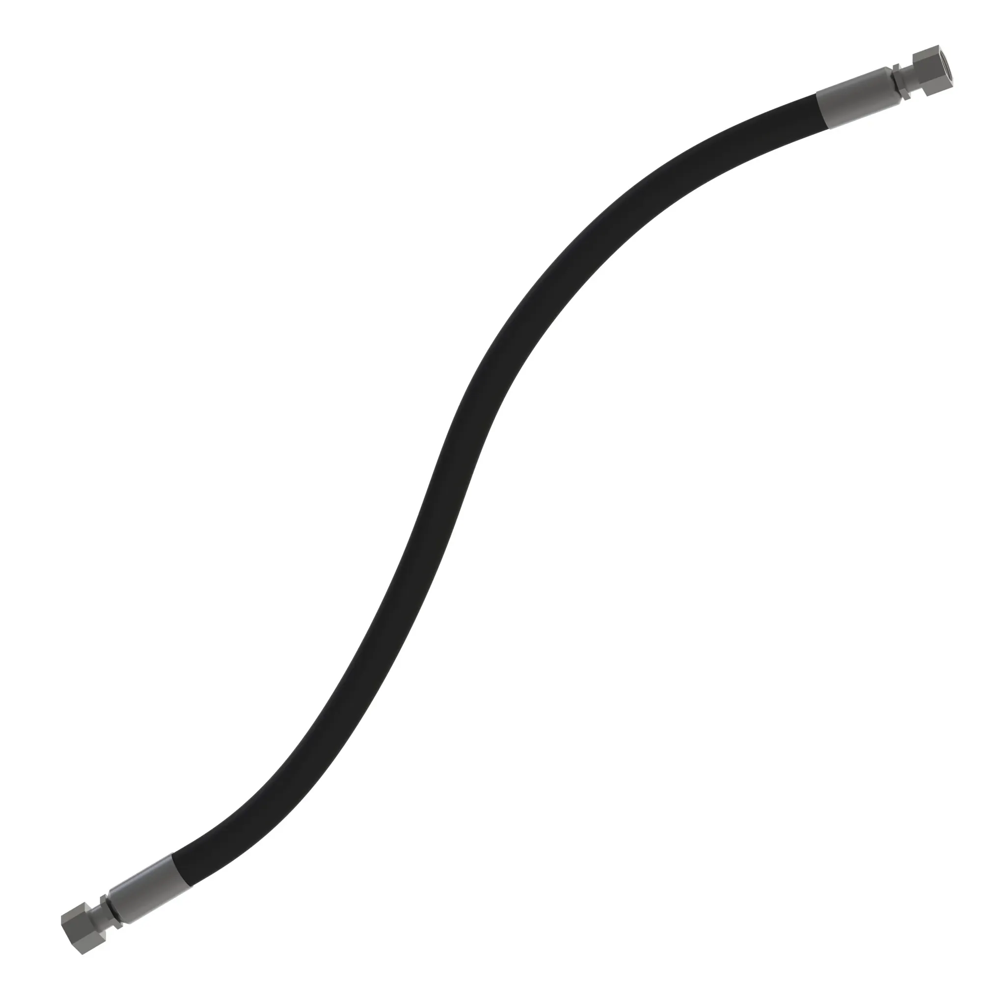 John Deere Hydraulic Hose with Straight End Fittings - AT530433