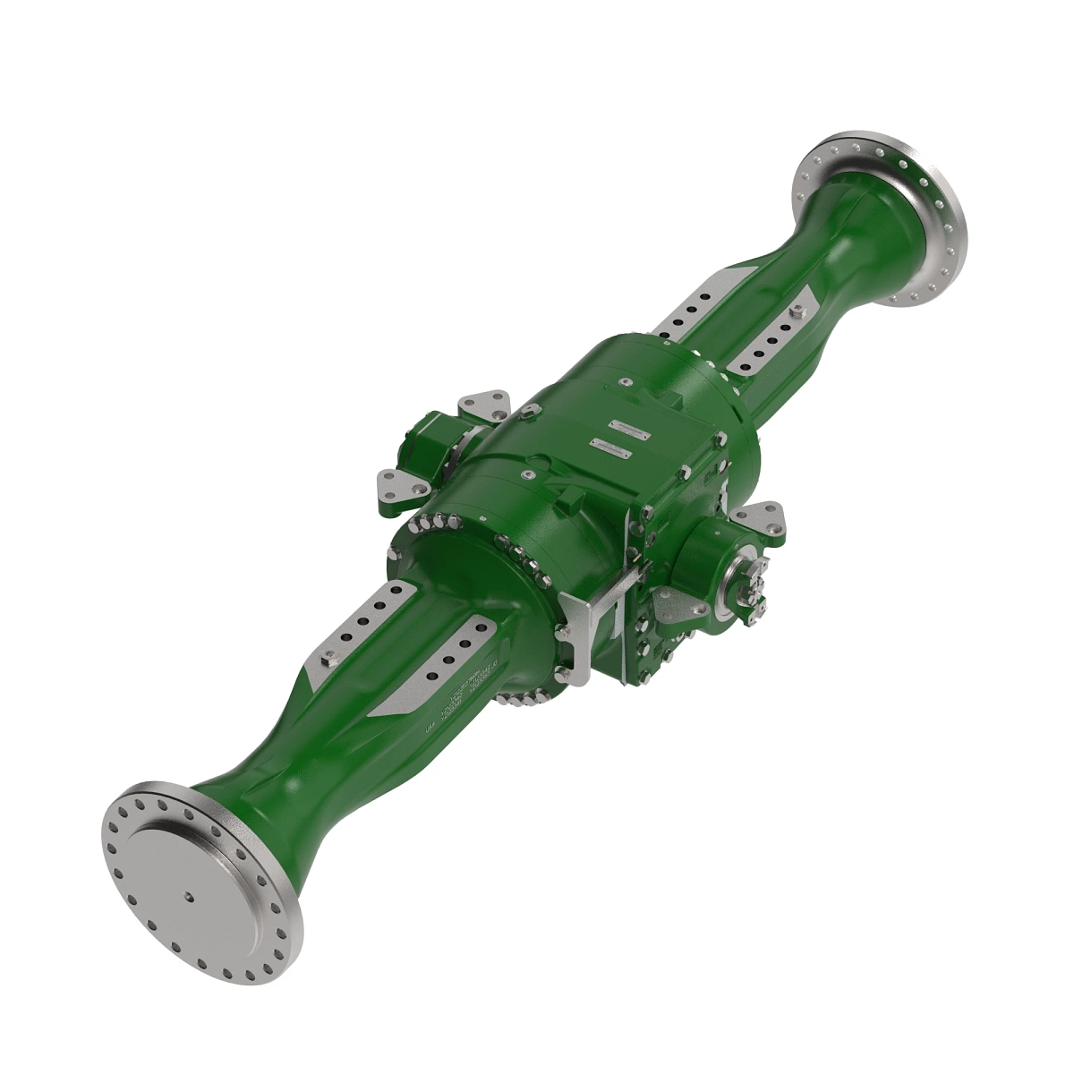 Axle With Differential, 643/843 Osc