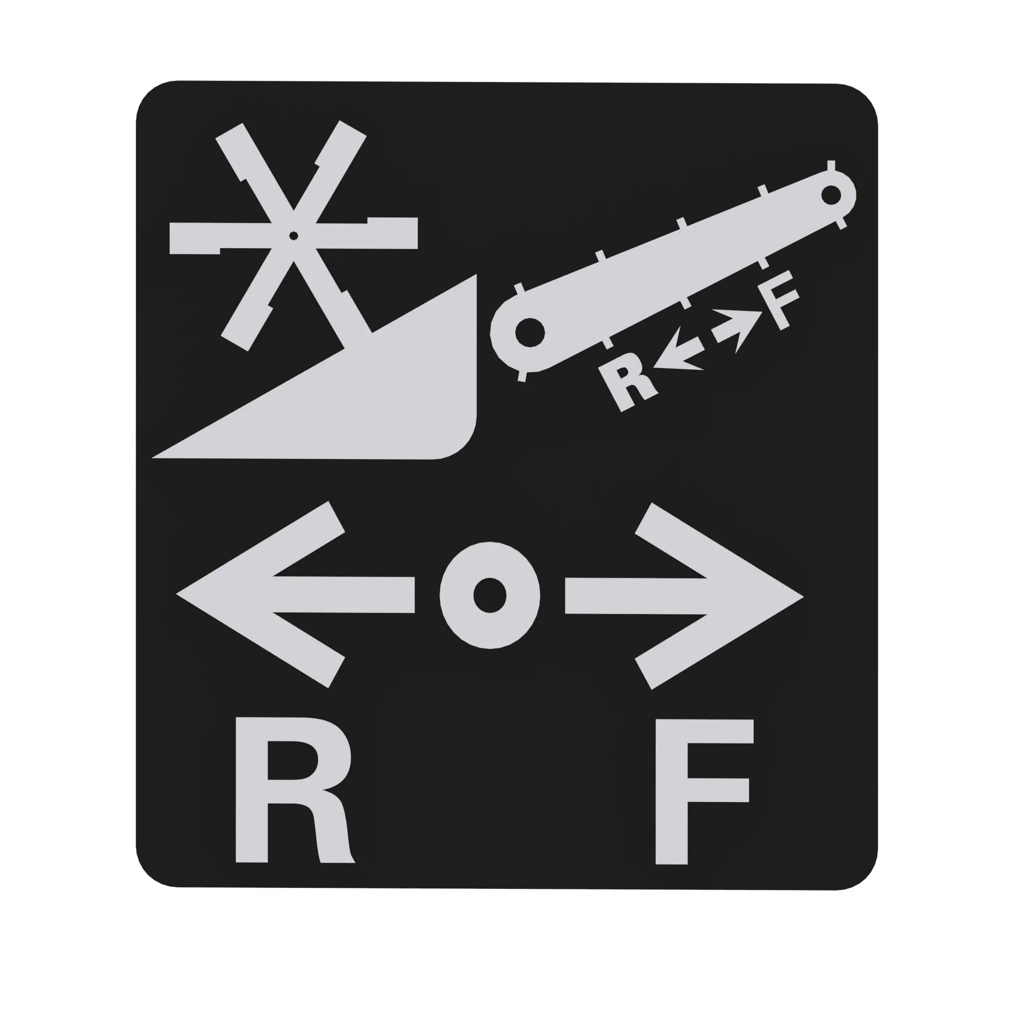 John Deere Feeder Reverser Decal - AXE57601