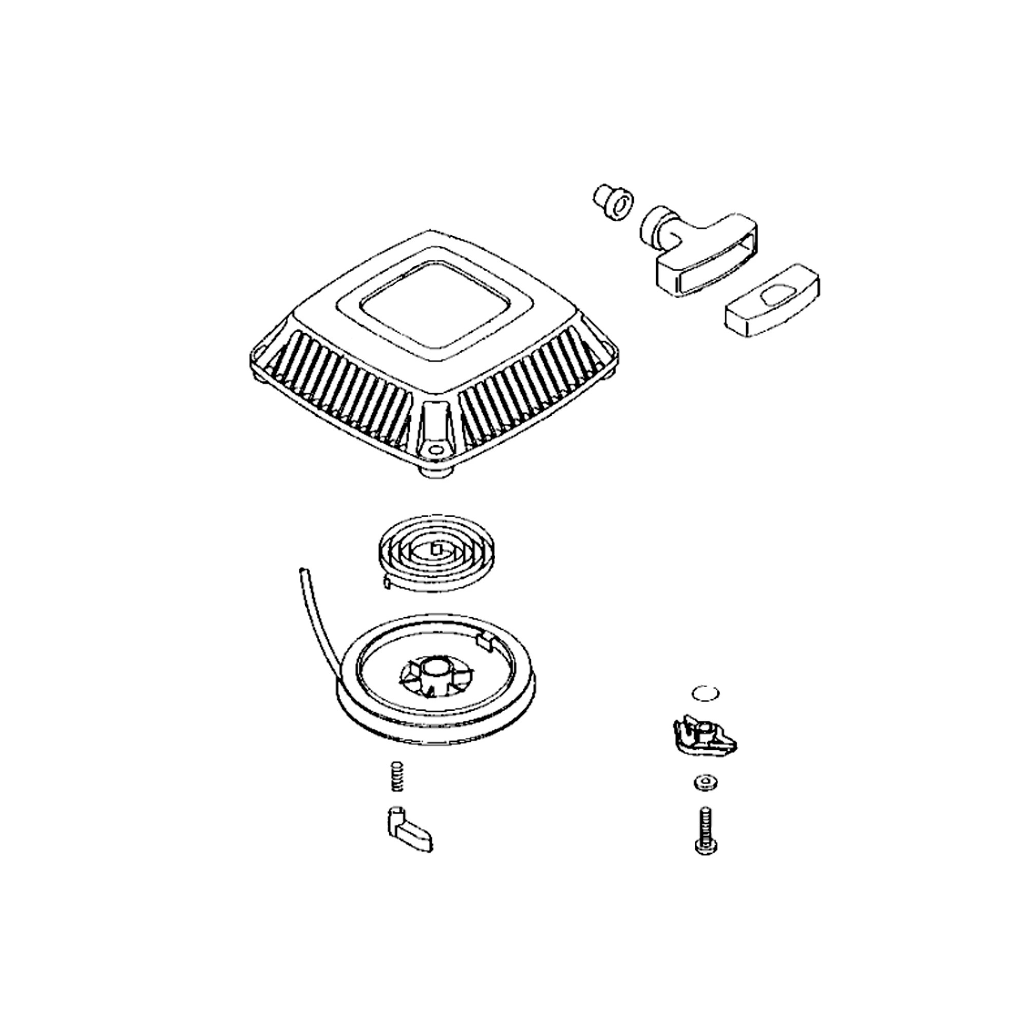 John Deere Recoil Starter - AM116737
