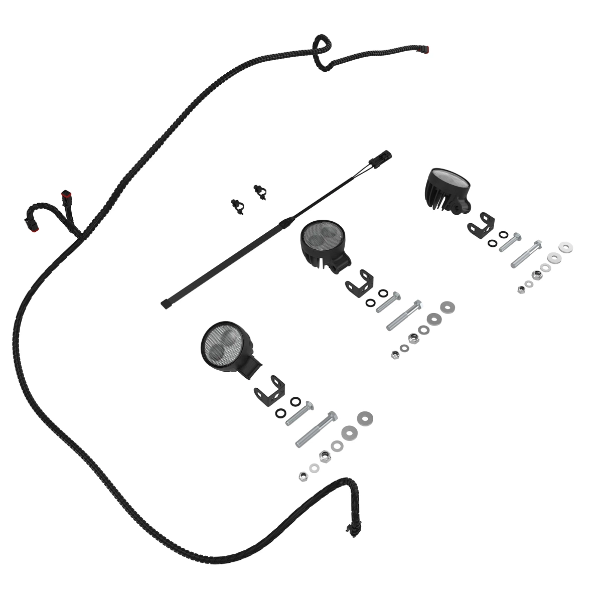 Light Kit, Front, Rear, & Center Cu