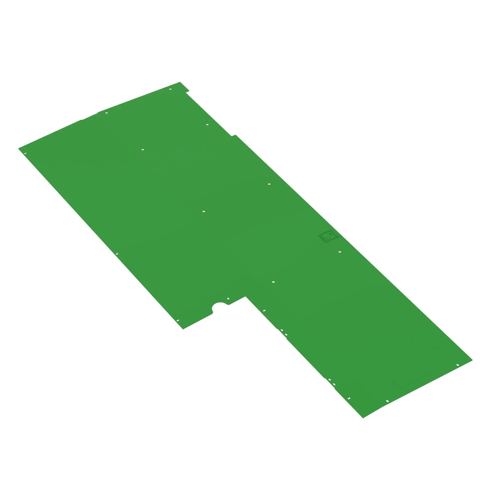 John Deere Main Frame Shield, Right Side - AFH220579