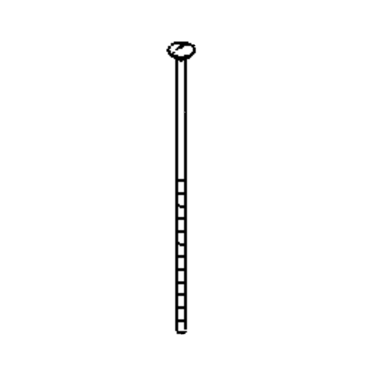 John Deere Round Head Square Neck Bolt, M6 X 220 - A99253