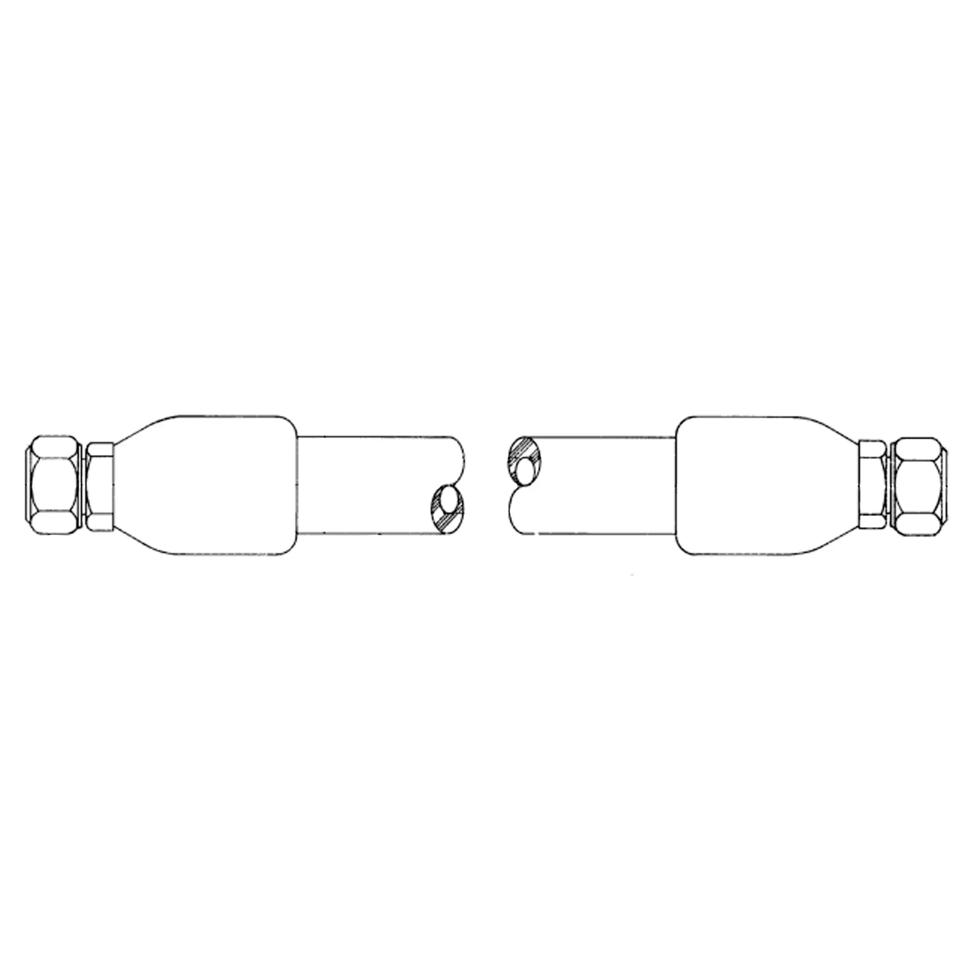 John Deere Fabricated Hydraulic Hose - AT46299