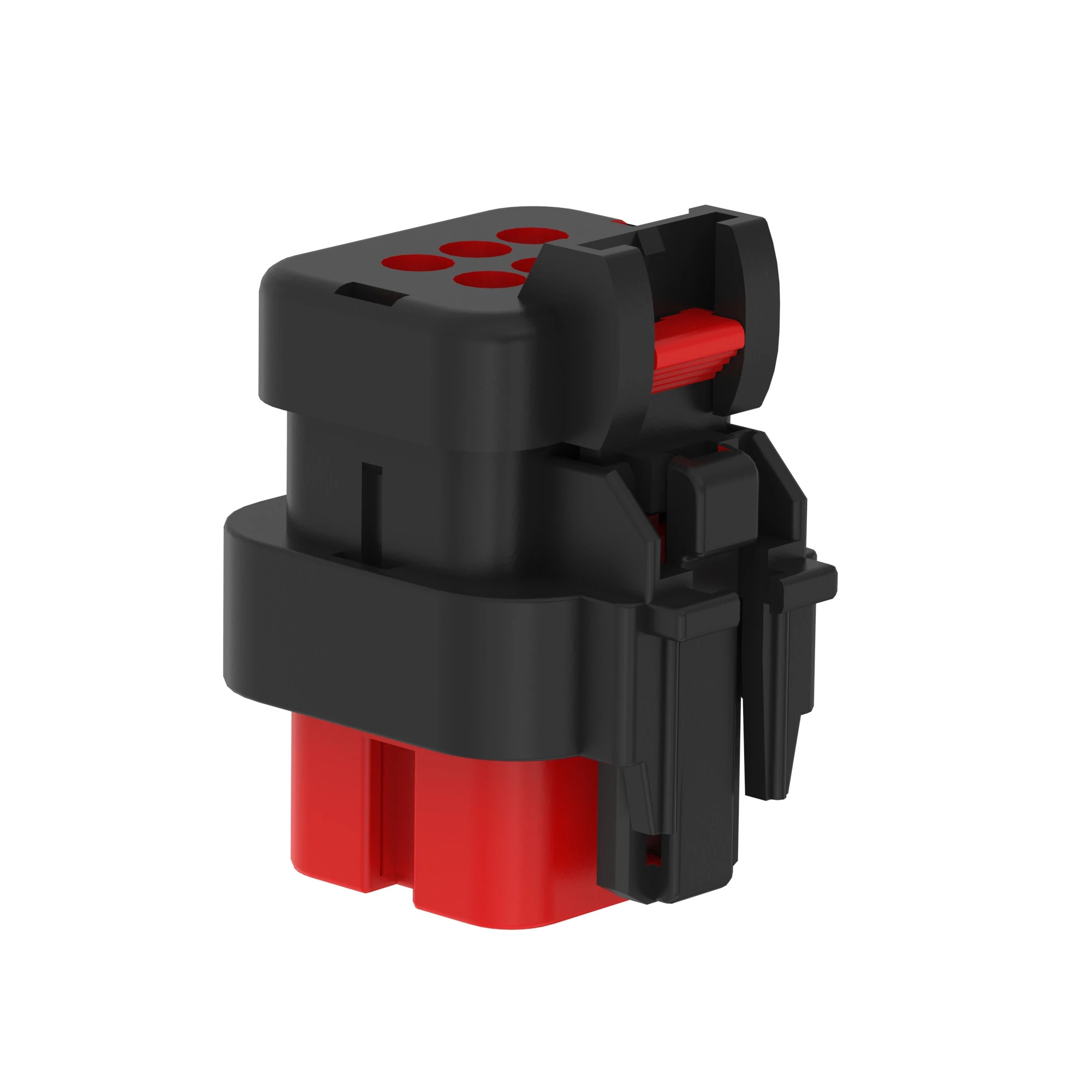 TYCO AMPSEAL16 6W RCPT SLD RED PLST