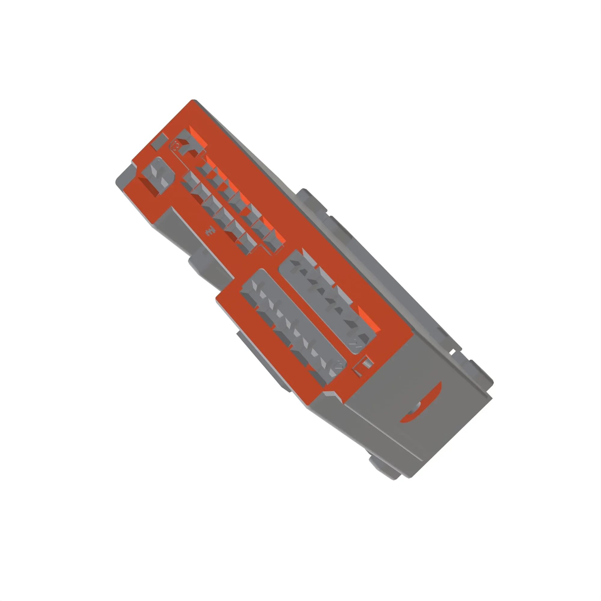 CONN TYCO GET.64 24W F GRY PLSTC