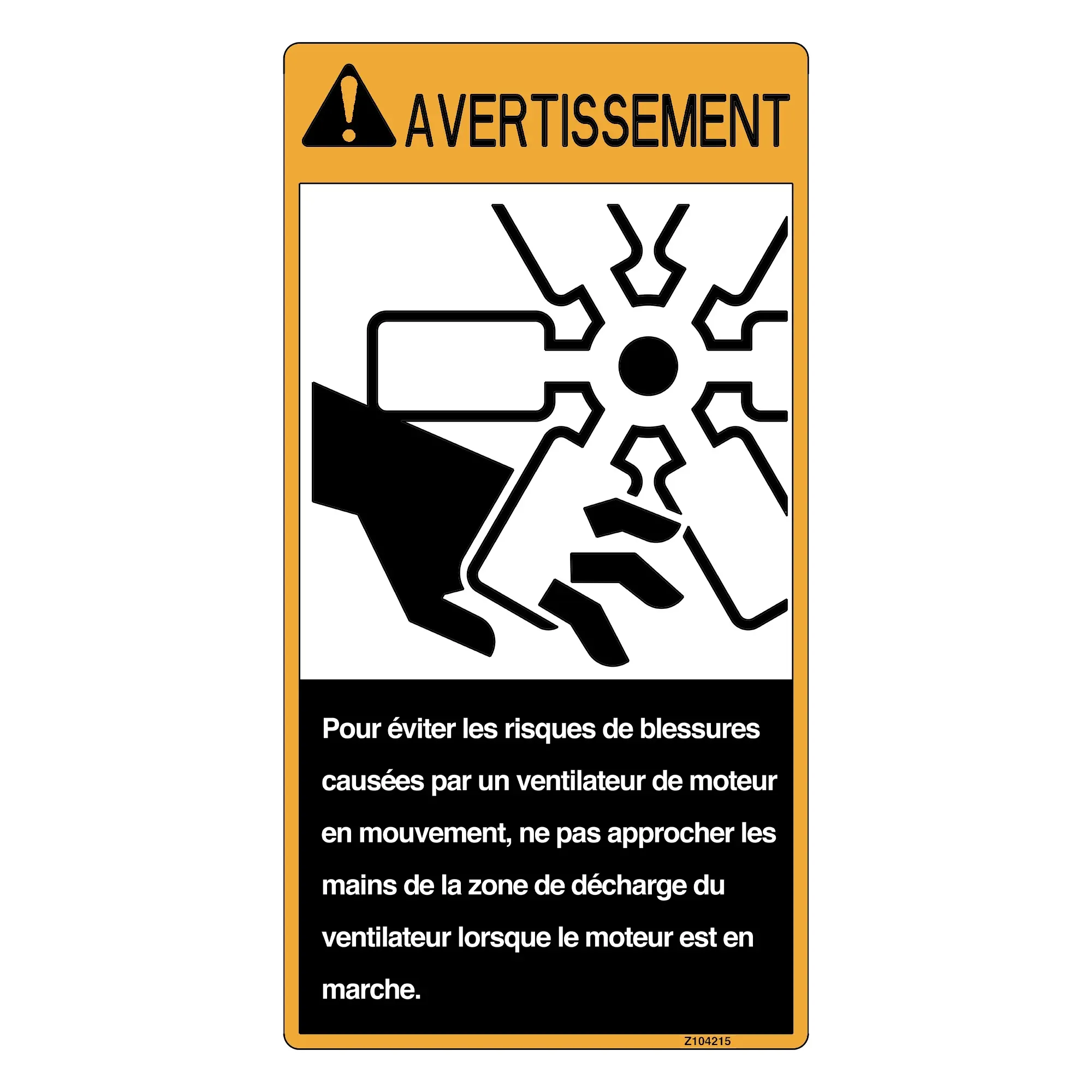John Deere Safety Sign, Label - Z104215