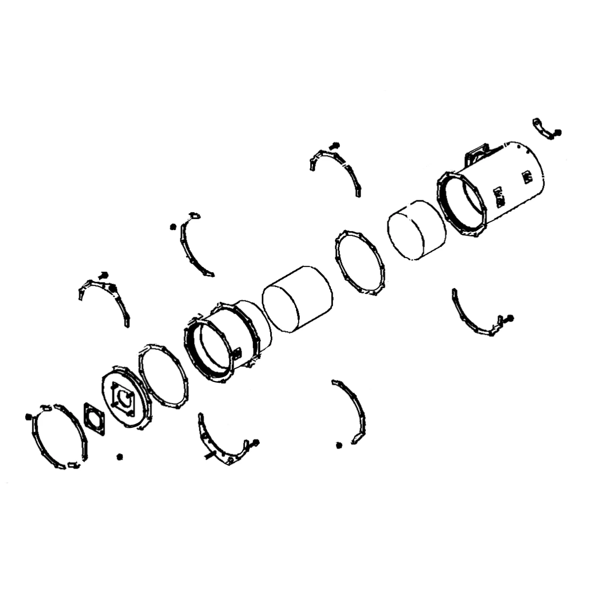 John Deere Diesel Particulate Filter Assembly - MIA882111