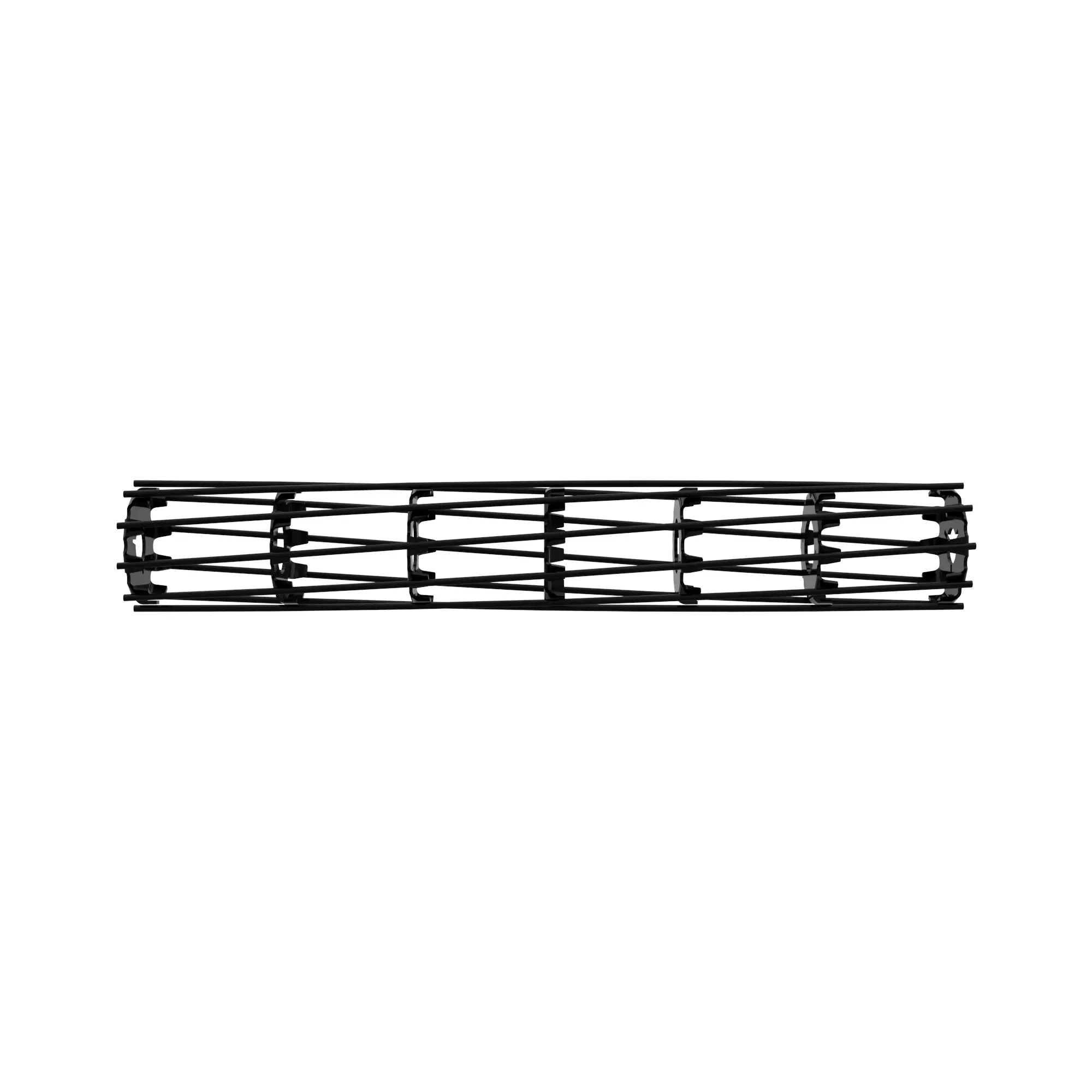 ROLLING BASKET, ROUND BAR - 7.5FT
