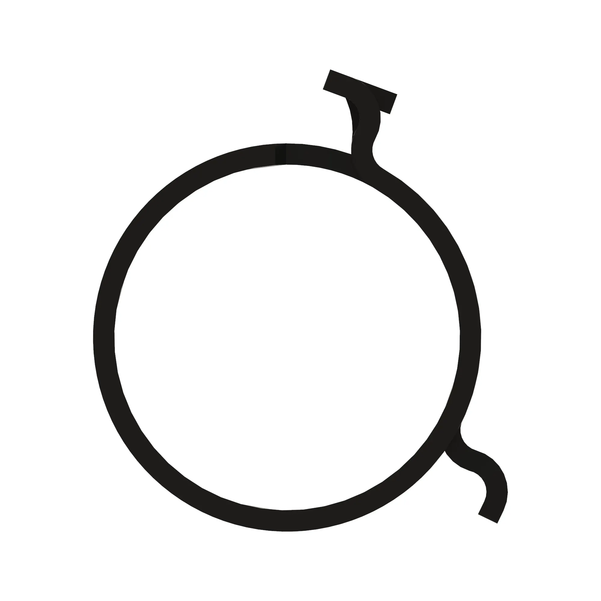 HOSE CLAMP, W/ HANDY CLIP, Hose Clamp