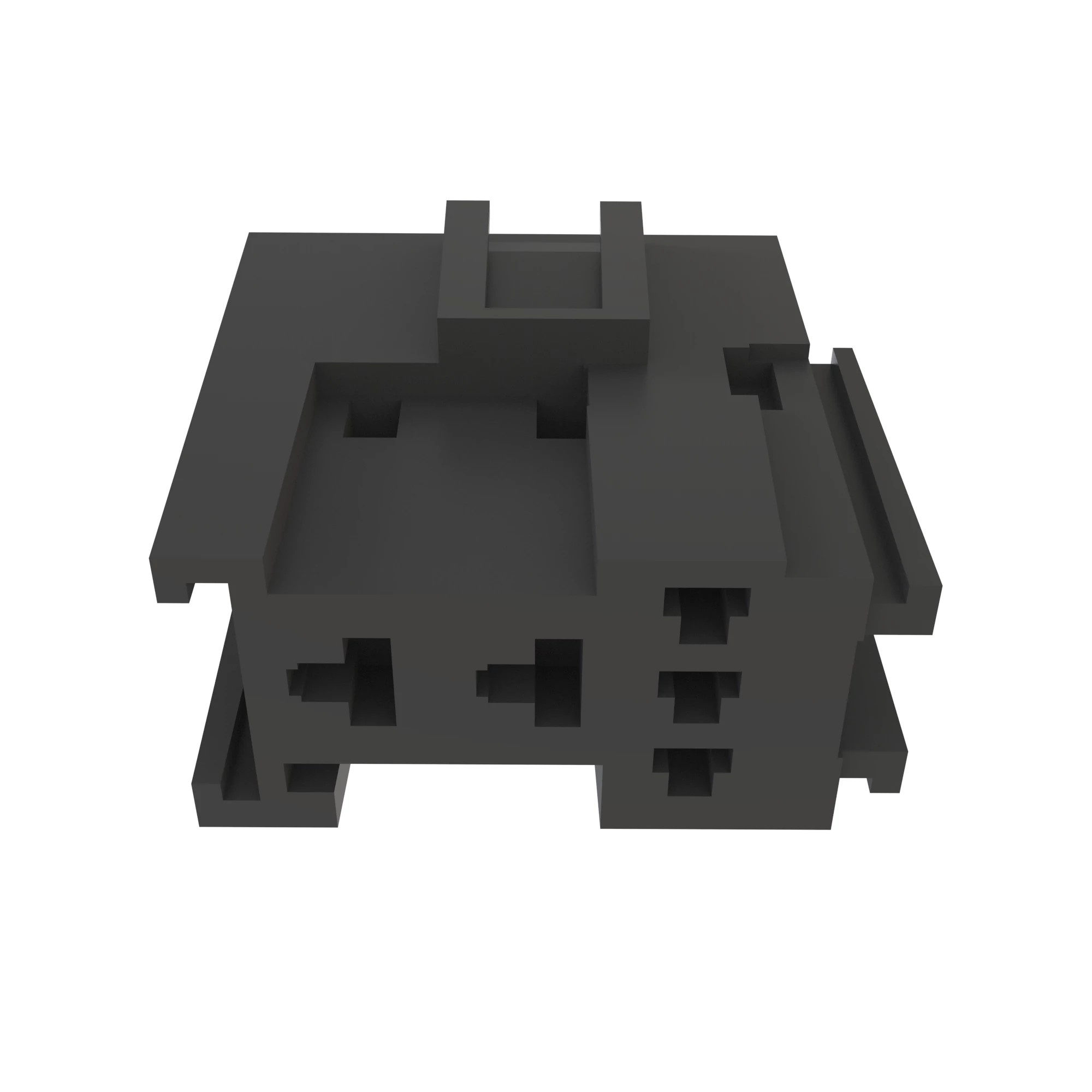 CONN DELPHI MIXED 5W F BLK PLSTC