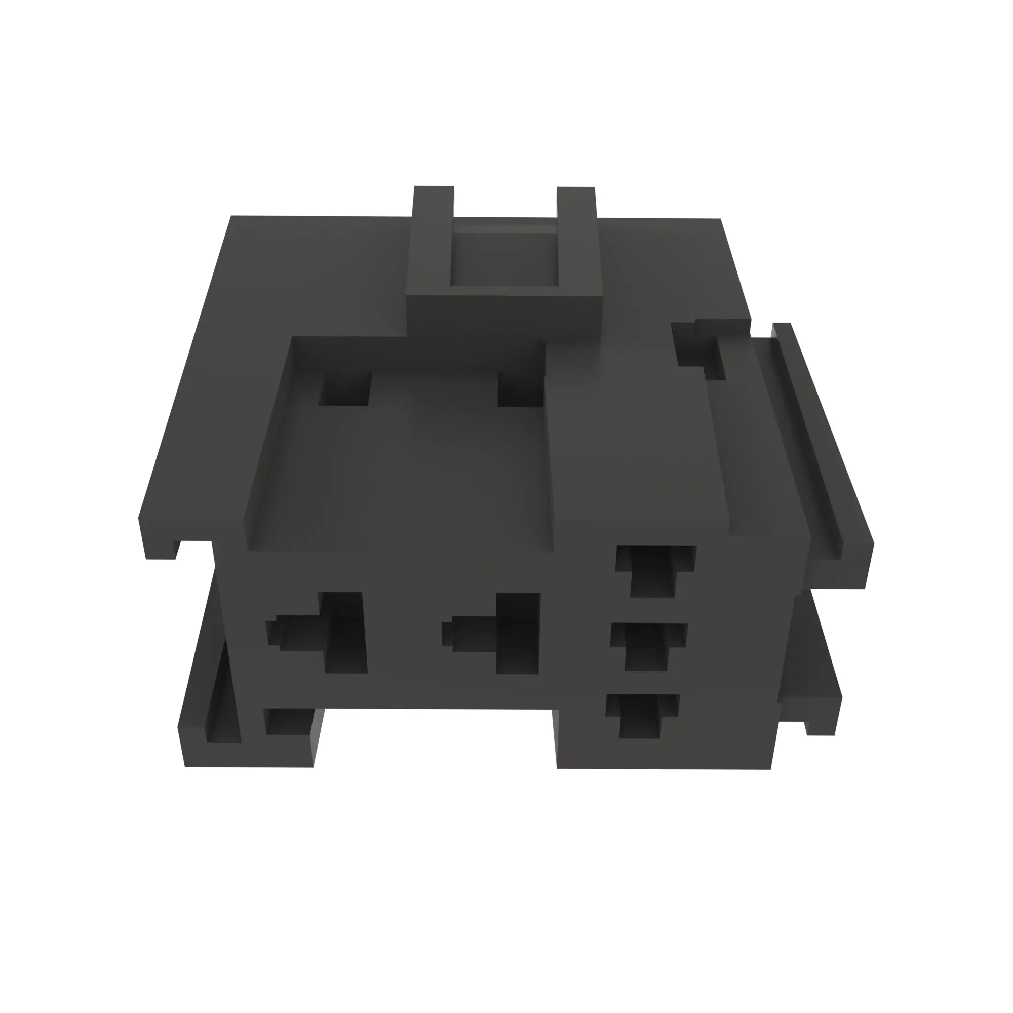 John Deere Black Electrical Connector Housing, Cavities 5 - 57M8845