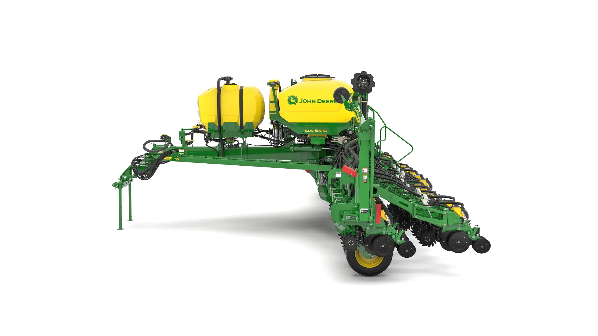 Studio image with left view of 1795 16-Row Split 31 Planter.