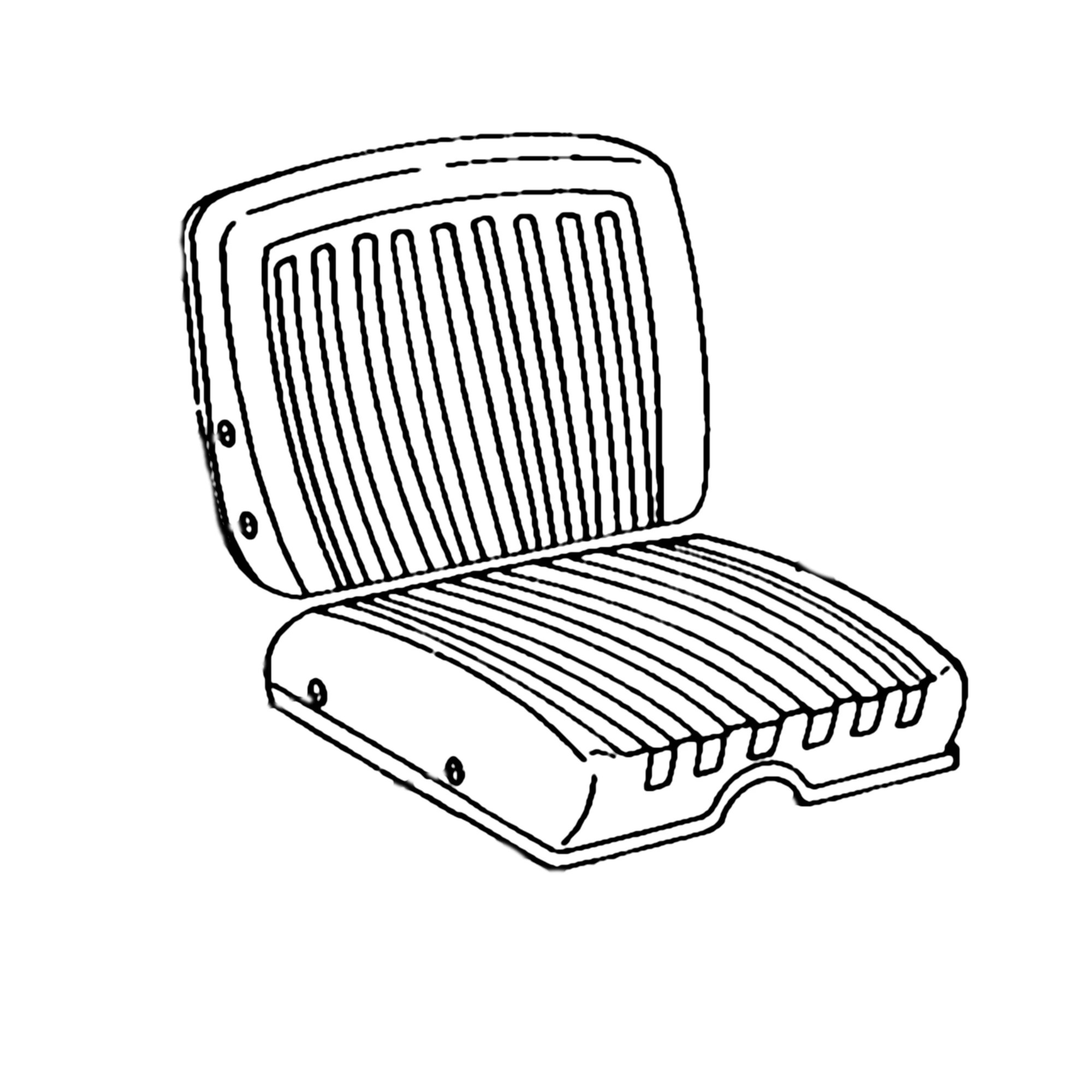 John Deere Seat Cushion - AT113195