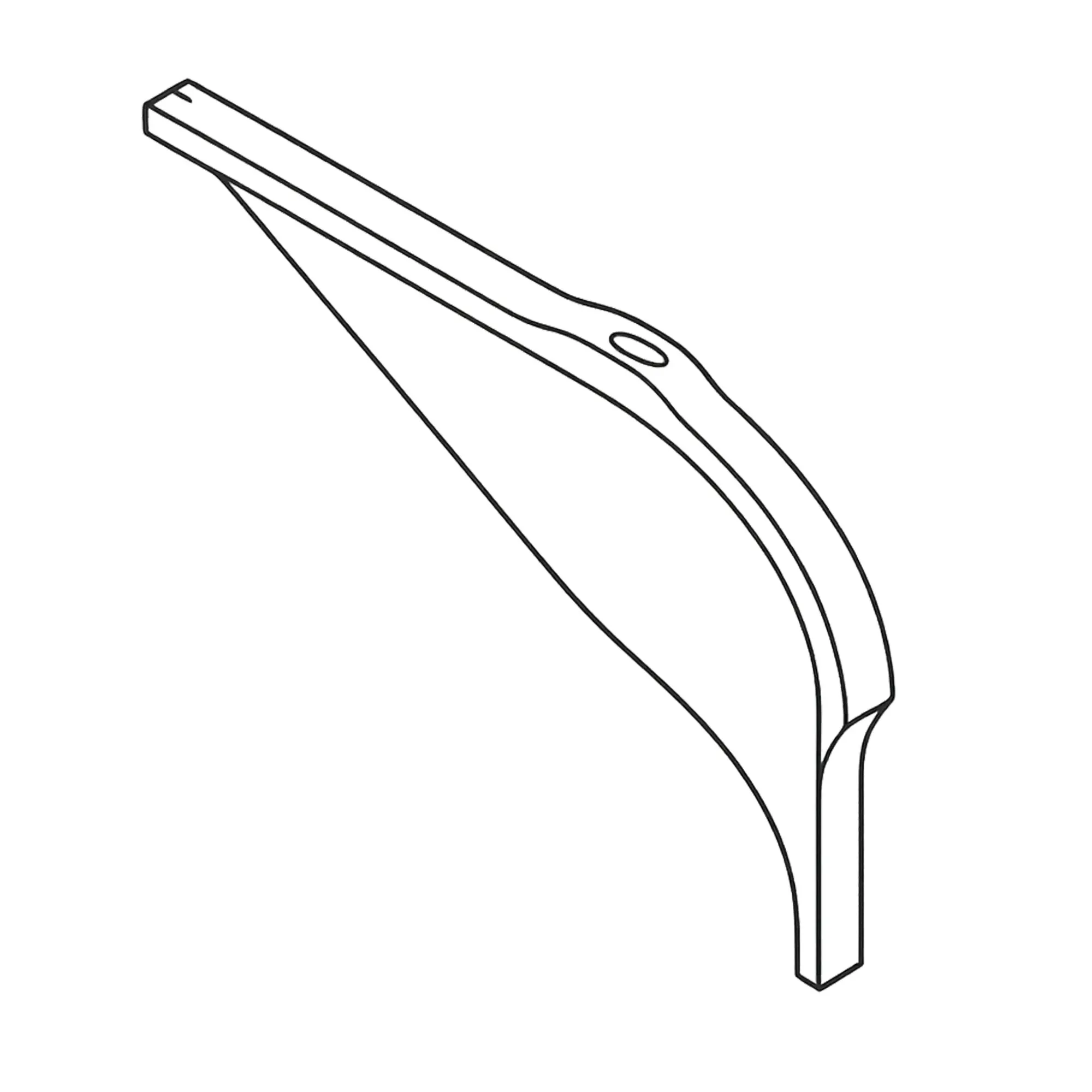 John Deere Left Side Deflector - H220318