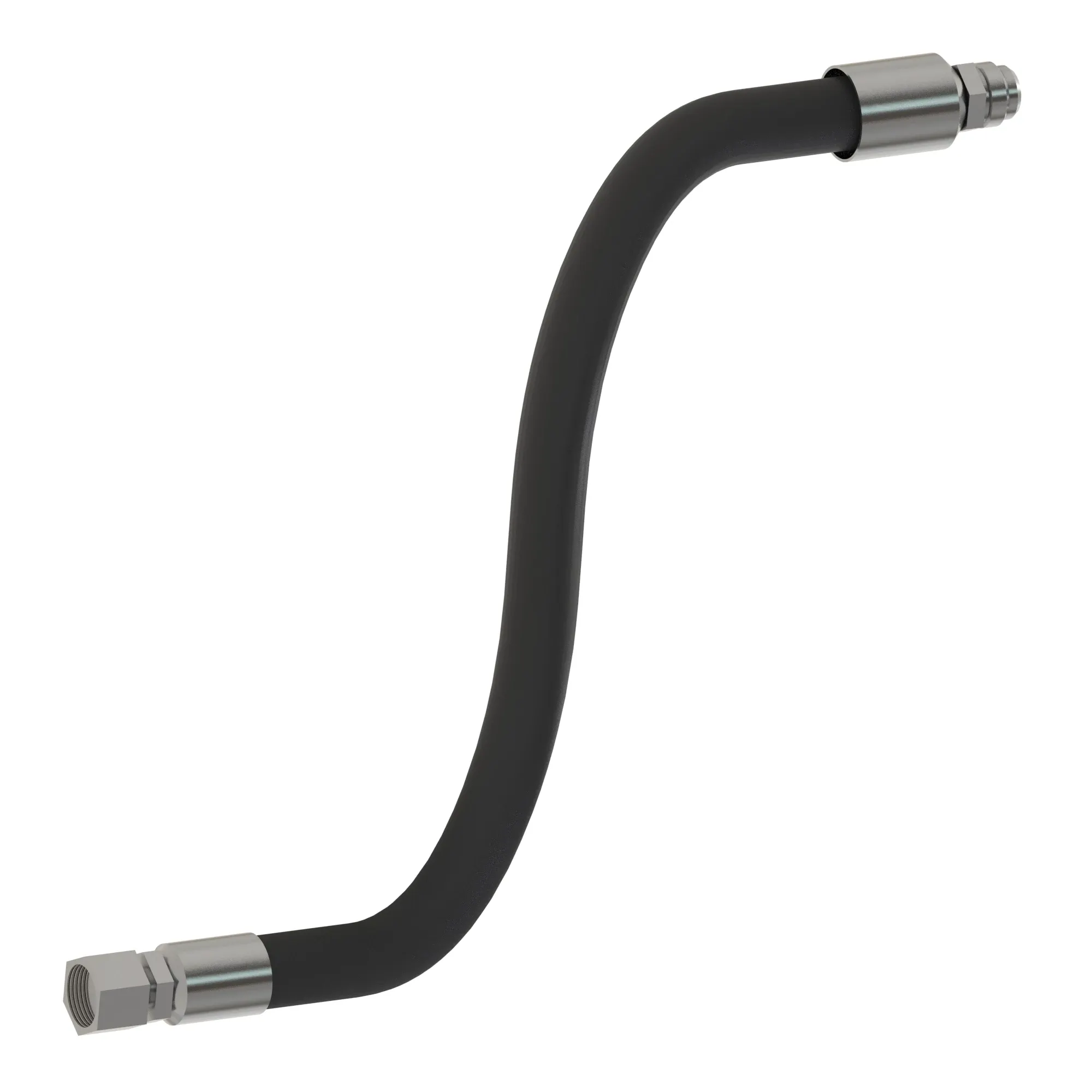 John Deere Elevator Extension Hydraulic Hose (Frame to Valve) - CB11502715