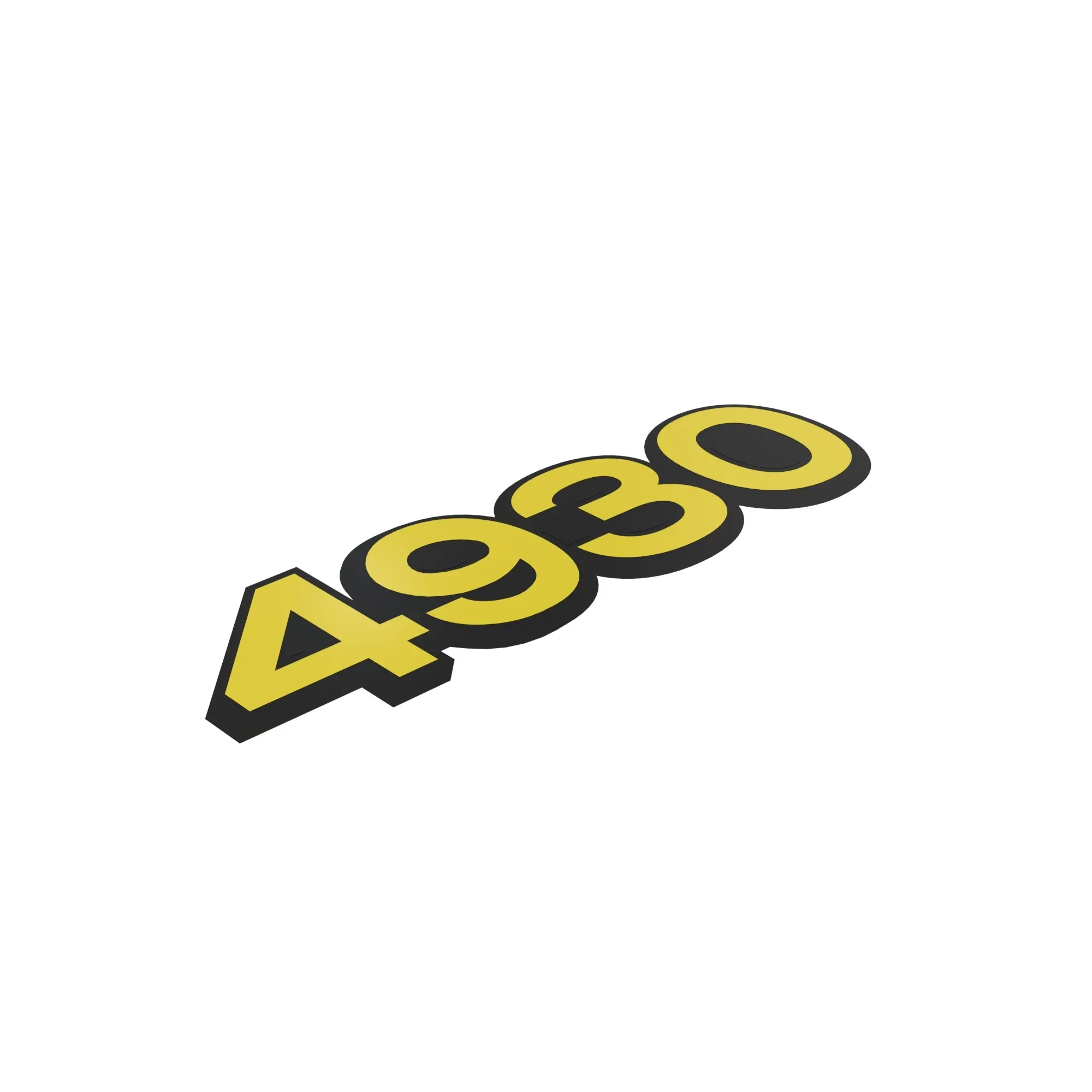 John Deere 4930 Model Number Label, Right Side - N309441